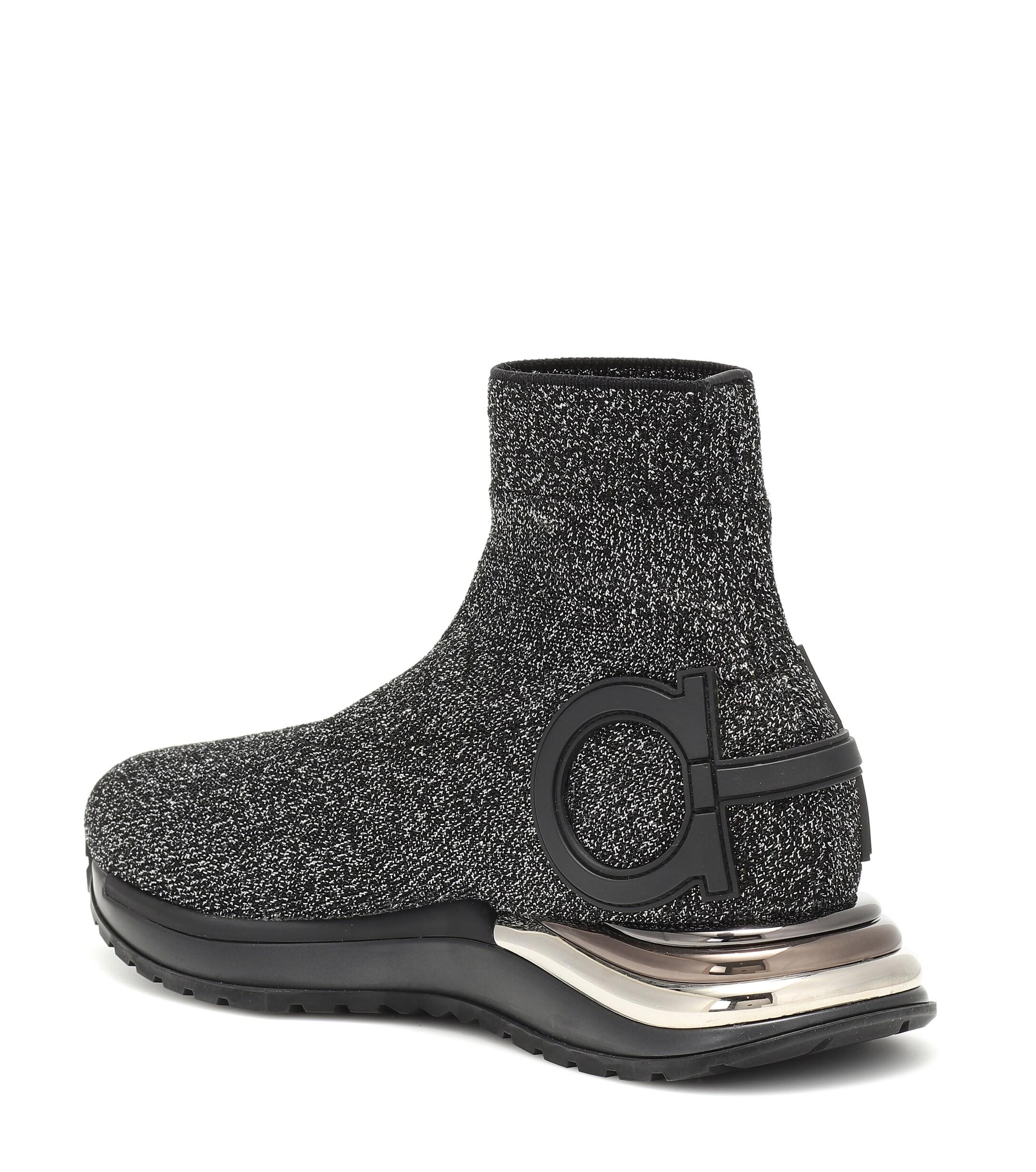 Ferragamo Gancini Sock Sneakers | Lyst Ferragamo Gancini Sock Sneakers | Lyst