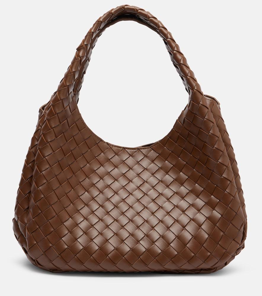 ショルダーバッグ・ポシェット BOTTEGA VENETA Bottega Veneta Jim Queen Small Shoulder Bag Bottega Veneta Jim Queen Small Black Leather Shoulder Bag
