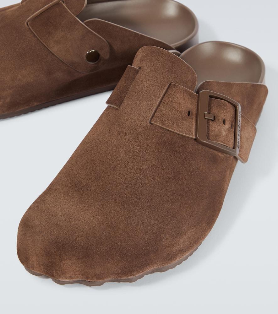 Balenciaga Sunday Suede Mules in Brown for Men | Lyst