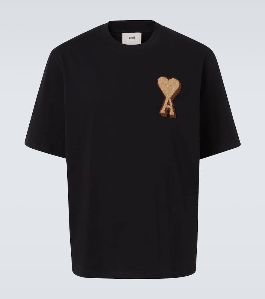 AMI PARIS【送料込】SMALL HEART LOGO T-SHIRTS BLACK AMI Paris Ami De Coeur T-shirt | Black | FARFETCH