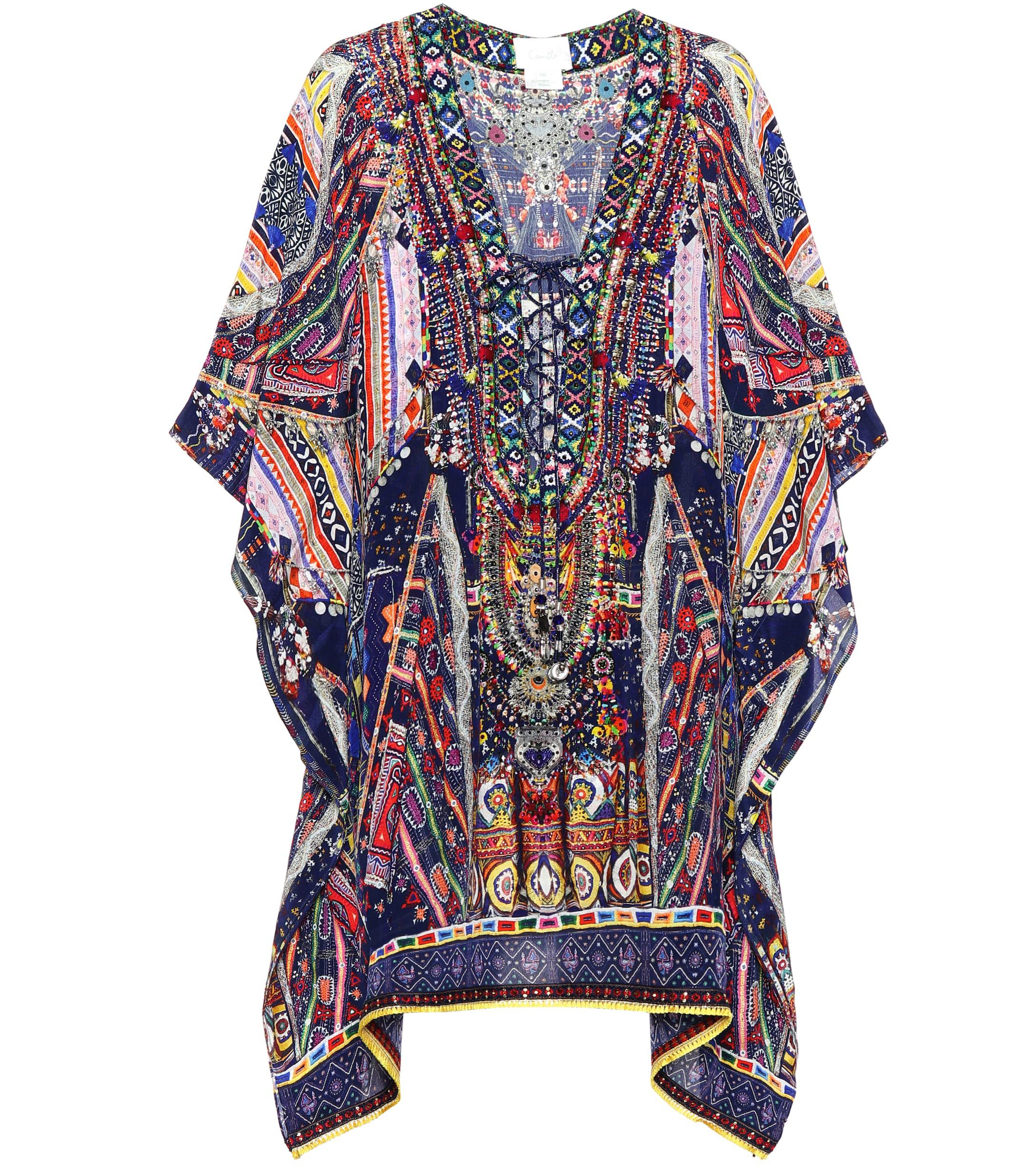 camilla kaftan blue