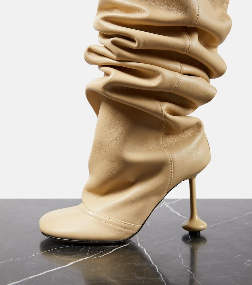 loewe-Beige-Stivali-cuissardes 