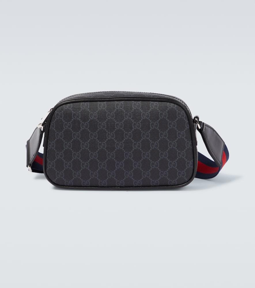 Bolso Cruzado De Lona Gg Con Web Gucci de hombre de color Negro Lyst