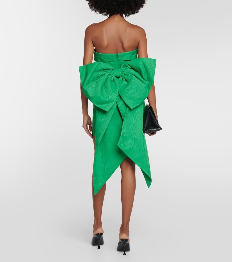Rebecca Vallance Abigail Crepe Minidress in Green | Lyst