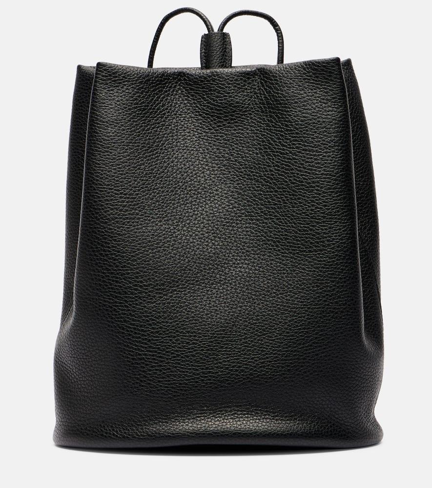 The Row Joe Medium Leather Backpack in Black Lyst UK