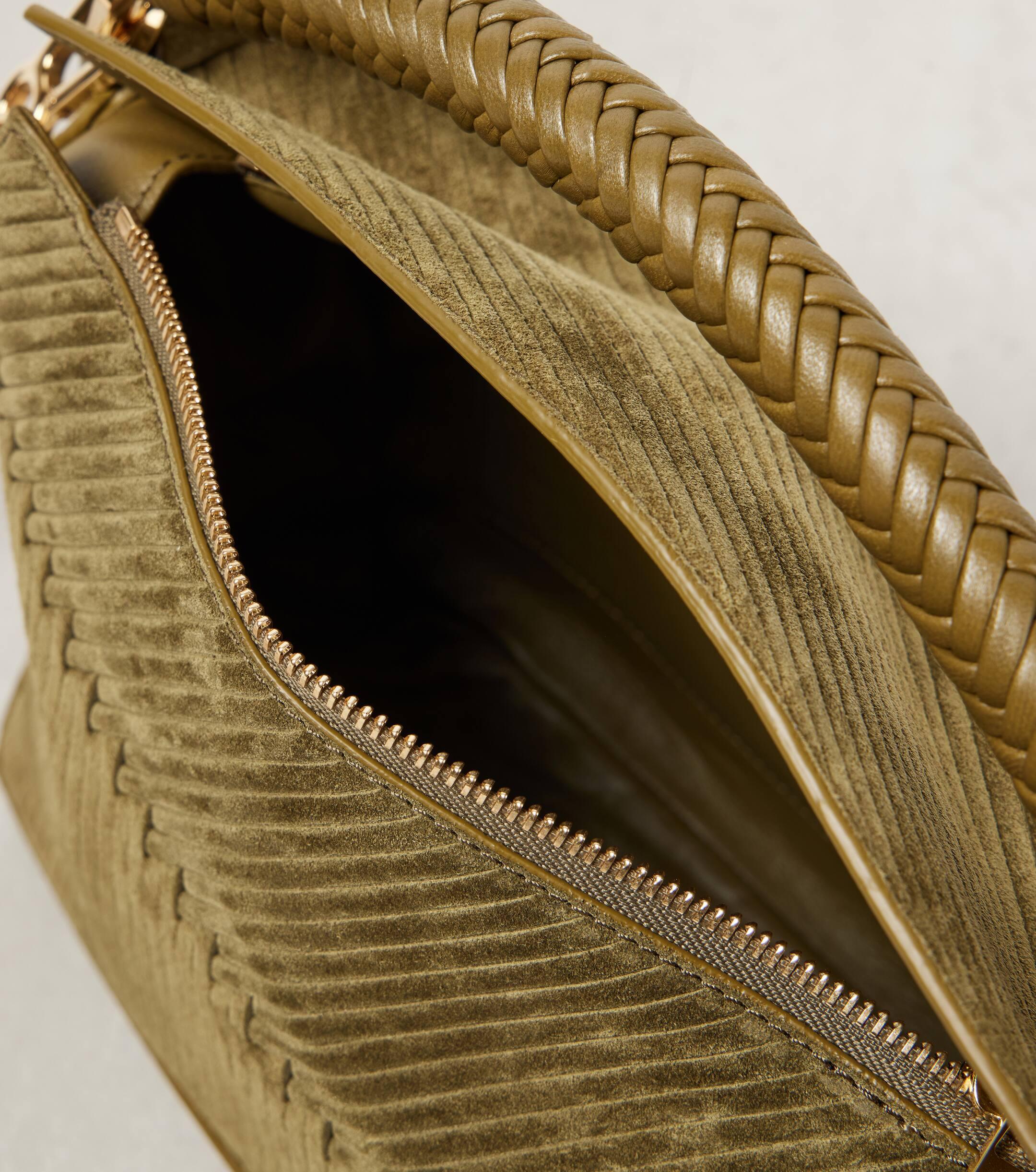 Loewe Puzzle Edge Small Suede Shoulder Bag in Metallic | Lyst Canada