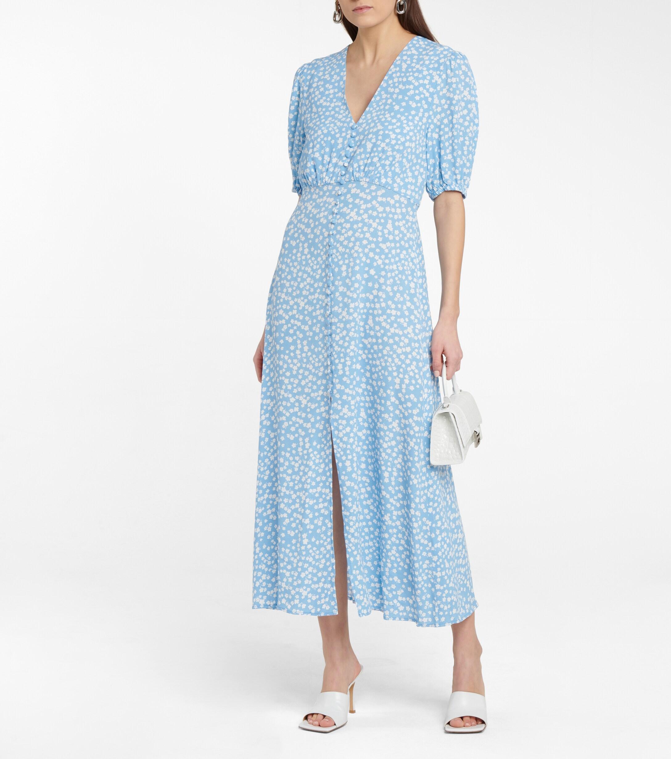 Blue rixo dress Clearance