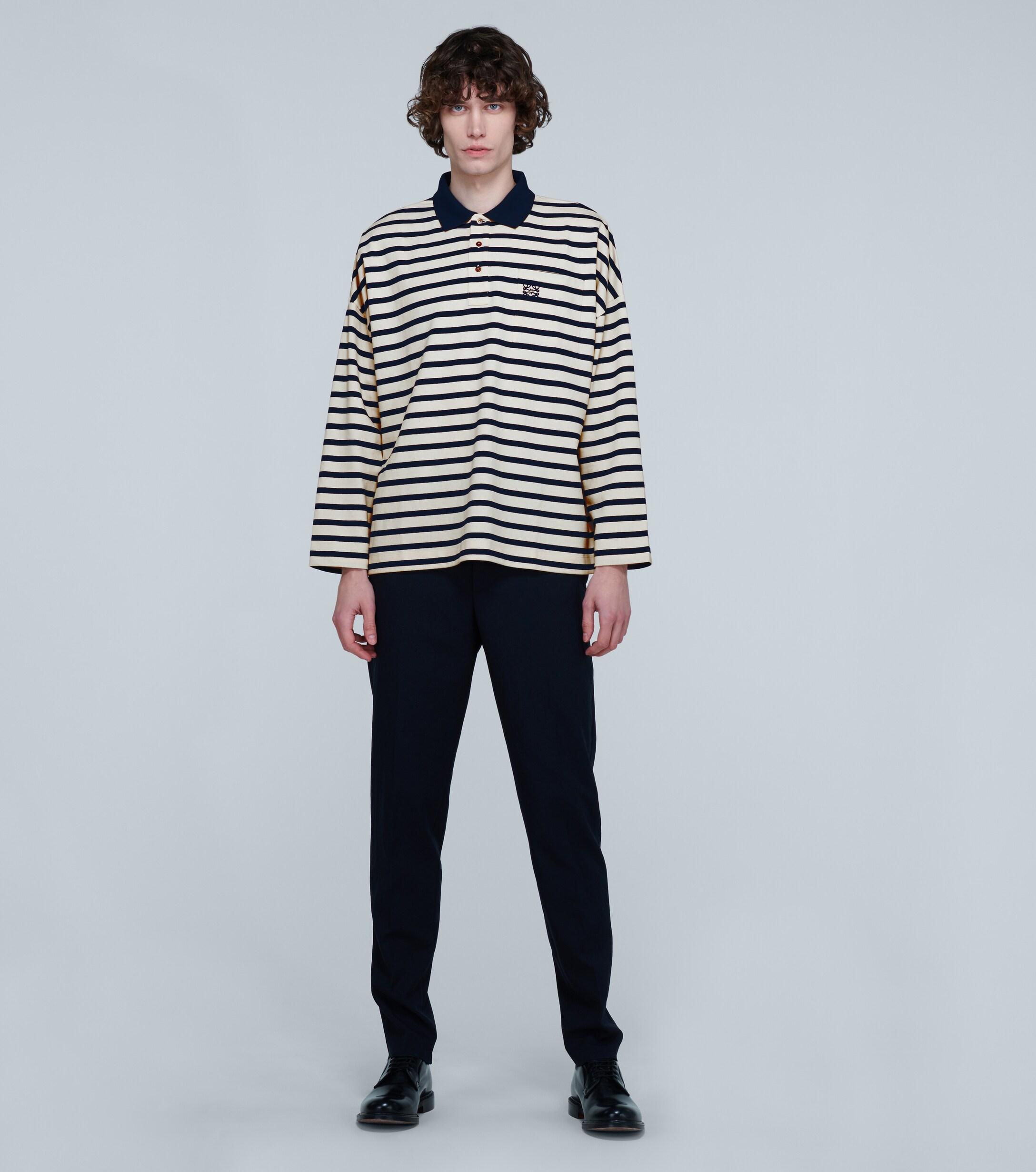 Loewe Oversized Striped Polo Shirt in 