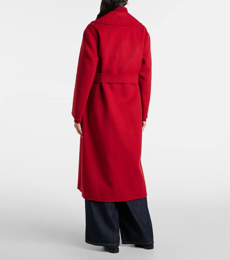 Max Mara Livia Wool Coat in Red | Lyst