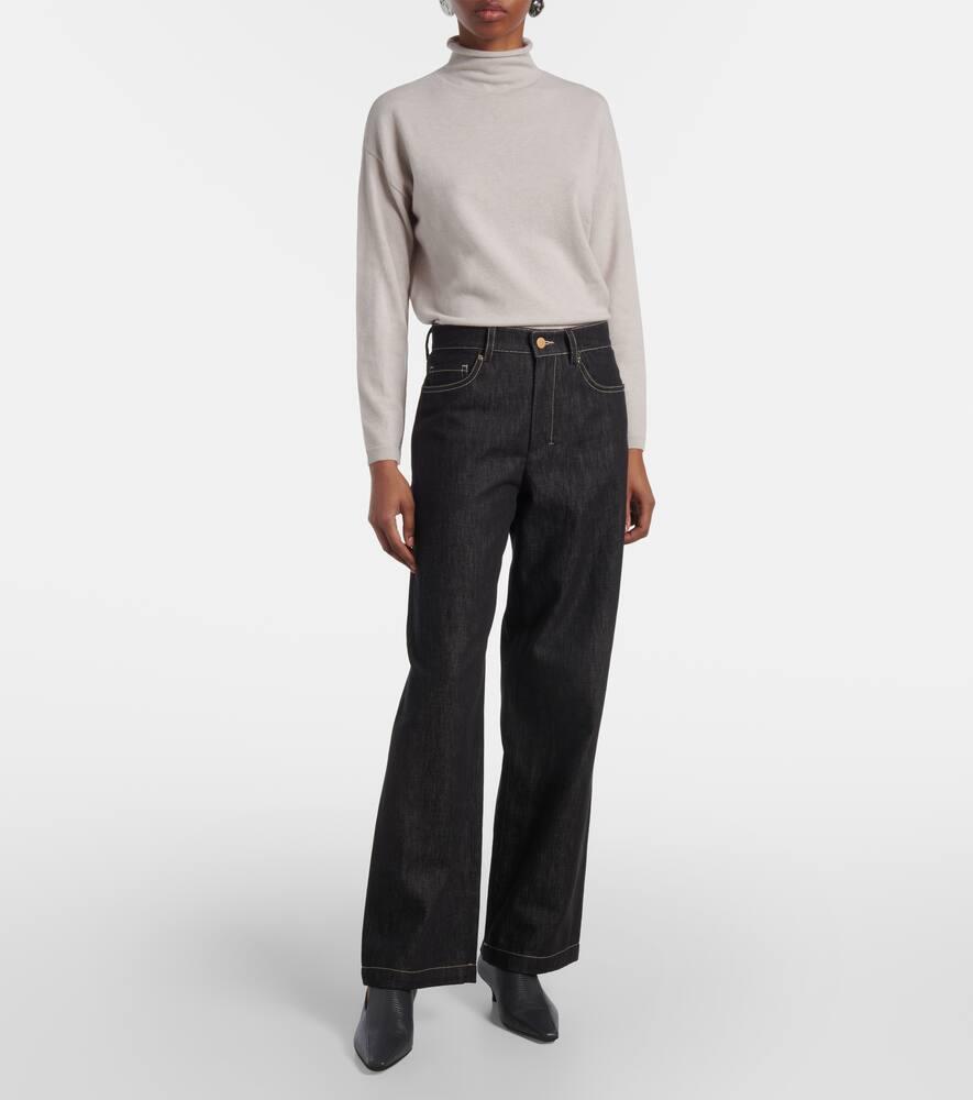 送料関税込【'S Max Mara】Balco high-rise straight jeans Balco high-rise straight jeans in black - S Max Mara | Mytheresa