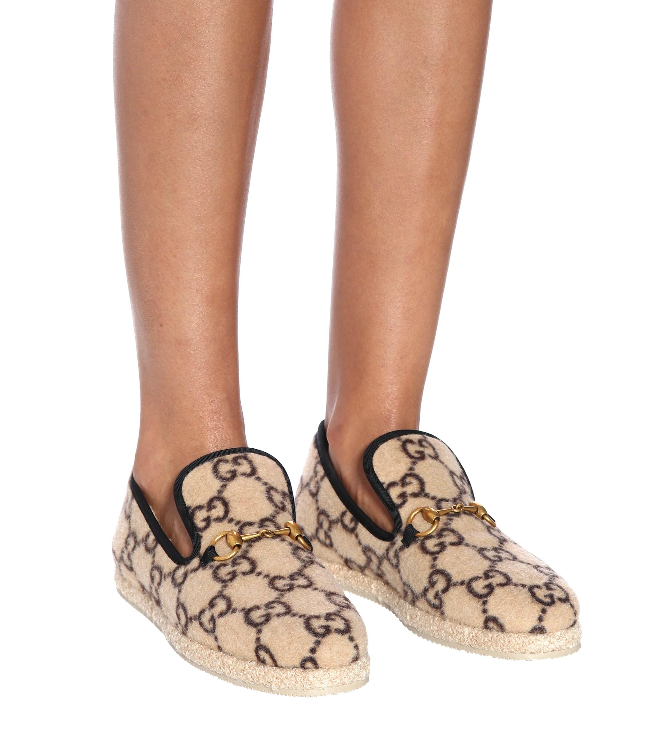 gucci wool loafers