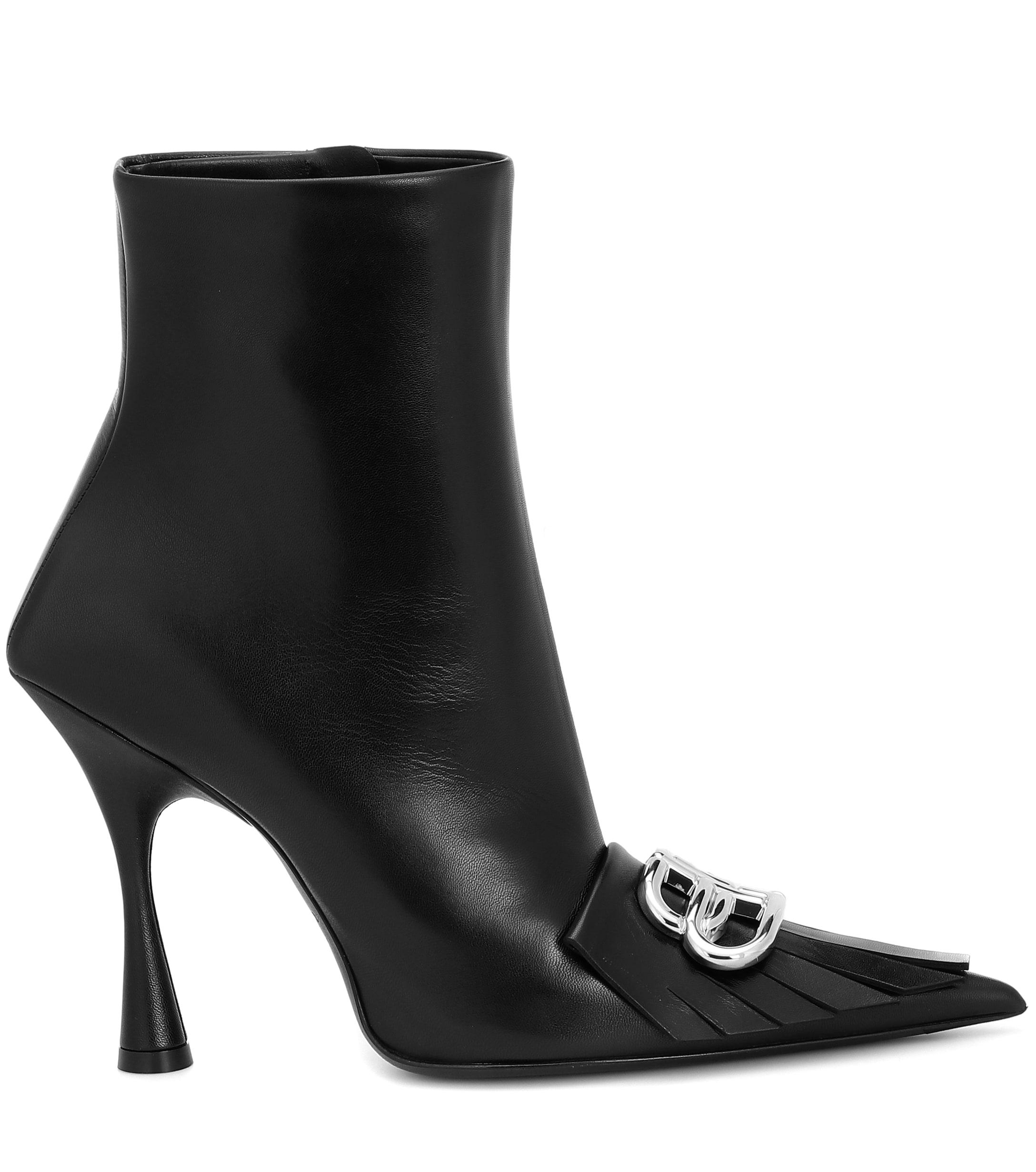 balenciaga boots womens black