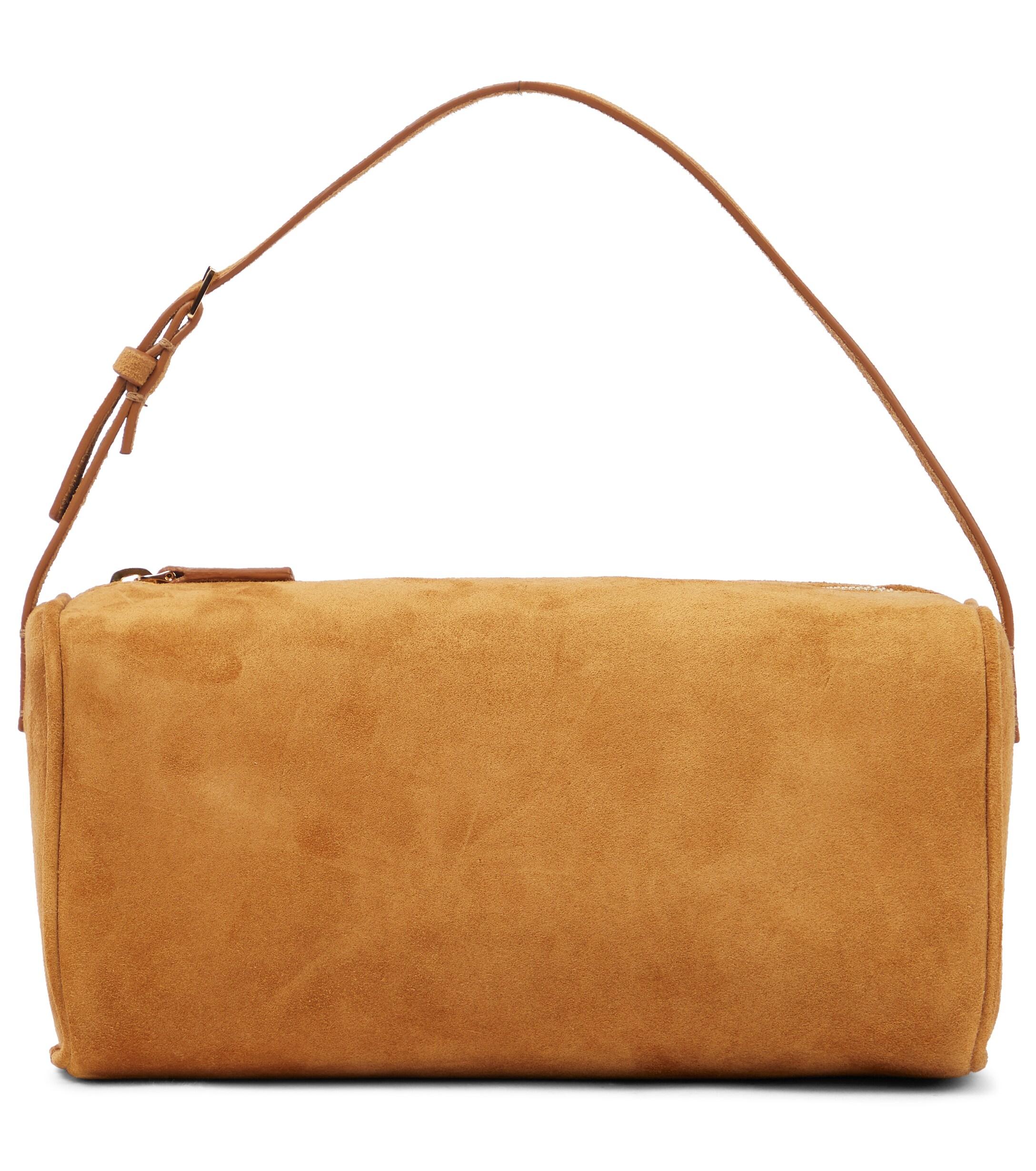 The Row '90s Suede Shoulder Bag | Lyst