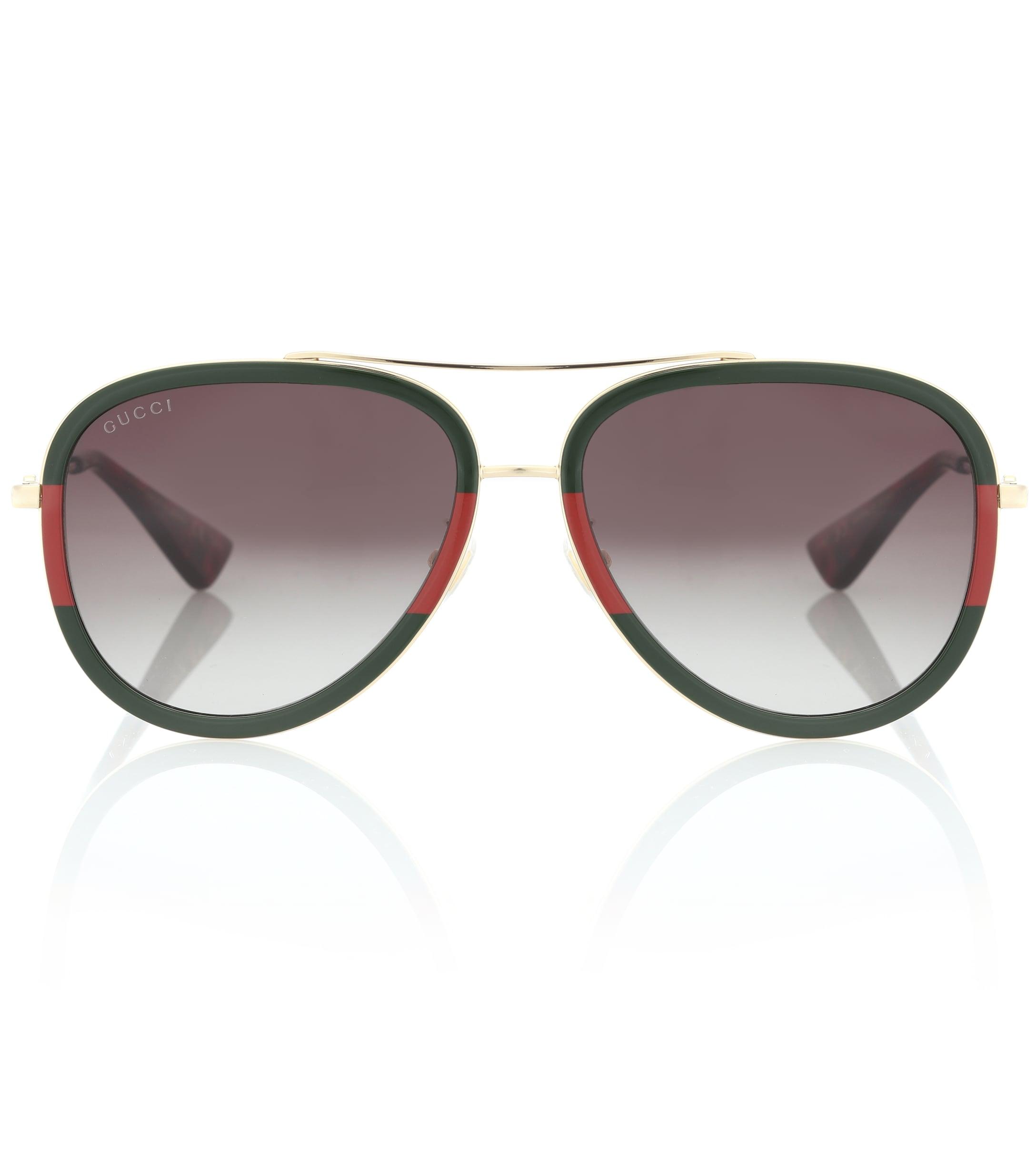 Gucci Aviator Sunglasses In Gold Metallic Save 1 Lyst