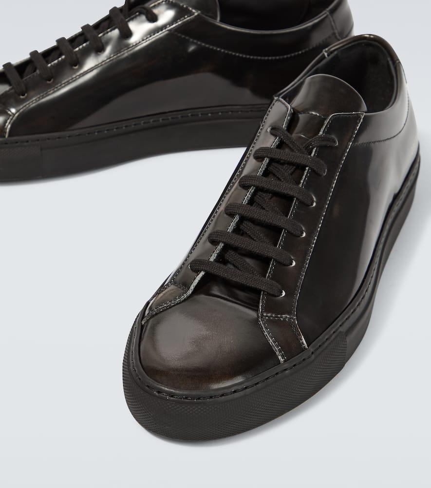 【Common Projects】 Achilles Fadeレザースニーカー Achilles Fade leather sneakers in silver - Common Projects