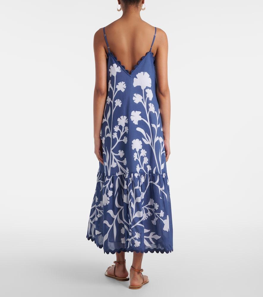 juliet dunn printed cotton maxi dress Printed cotton maxi dress in multicoloured - Juliet Dunn
