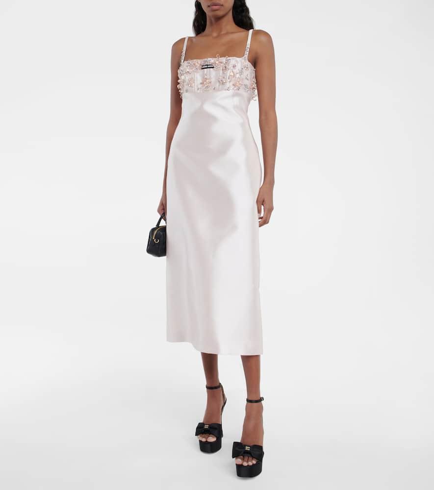Miu Miu Silk Dresses for Women | Lyst
