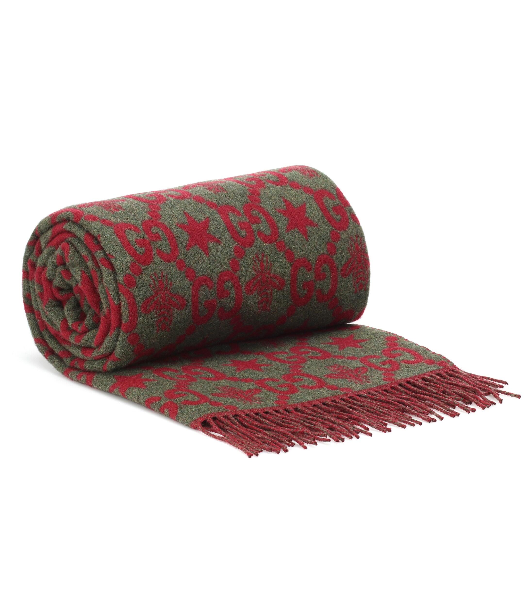 Gucci Wool Blanket in Red Lyst