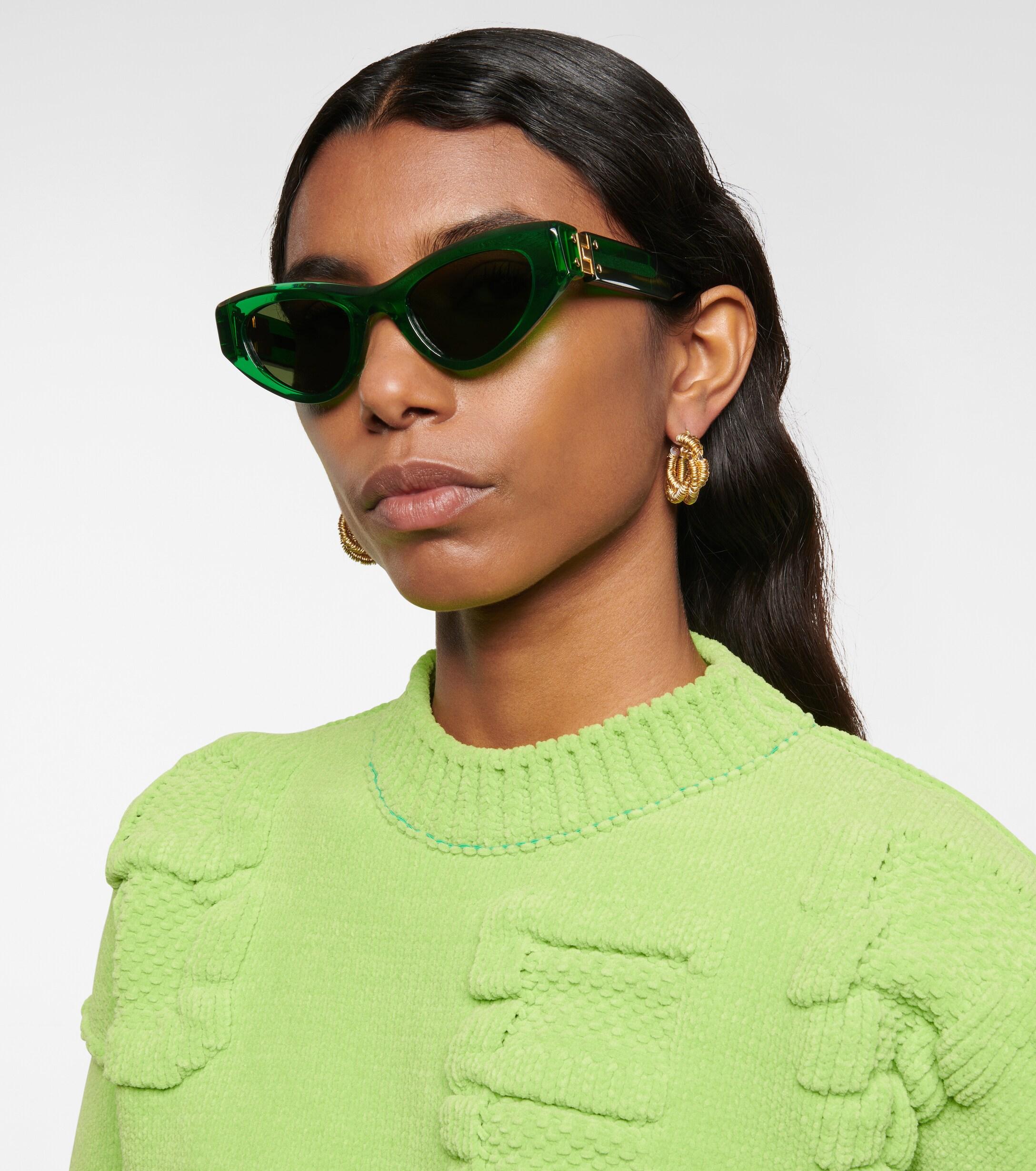 bottega veneta green glasses