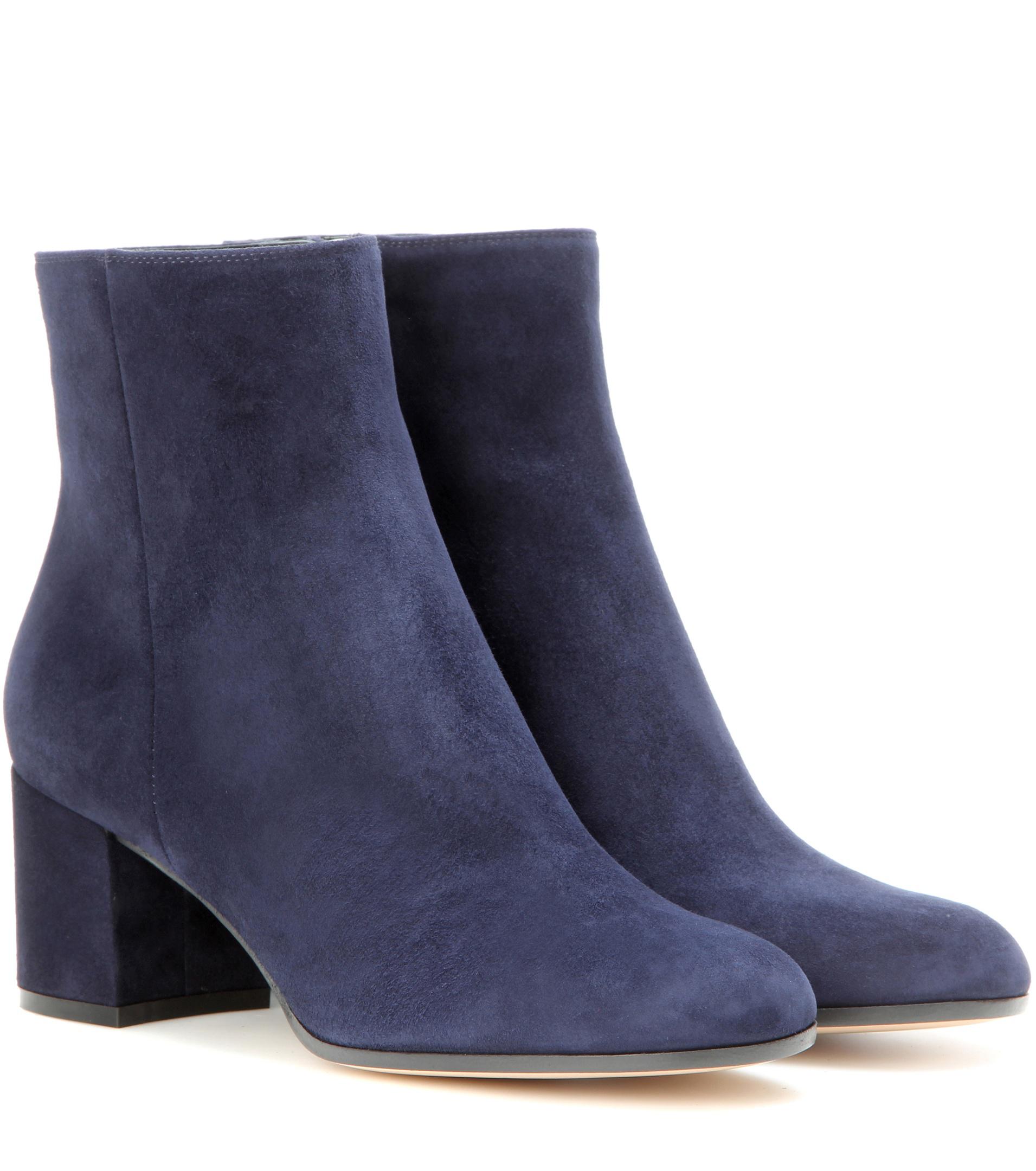 gianvito rossi margaux 65 suede ankle boots