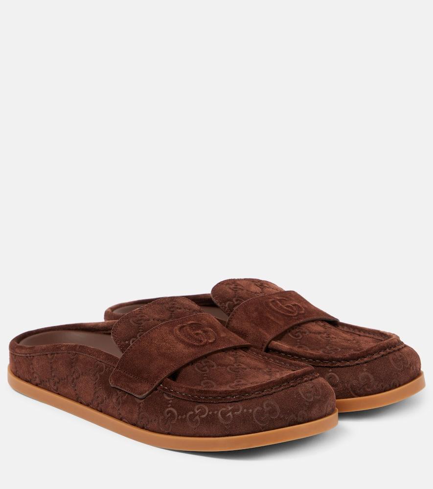 gucci-brown-Double-G-Gg-Suede-