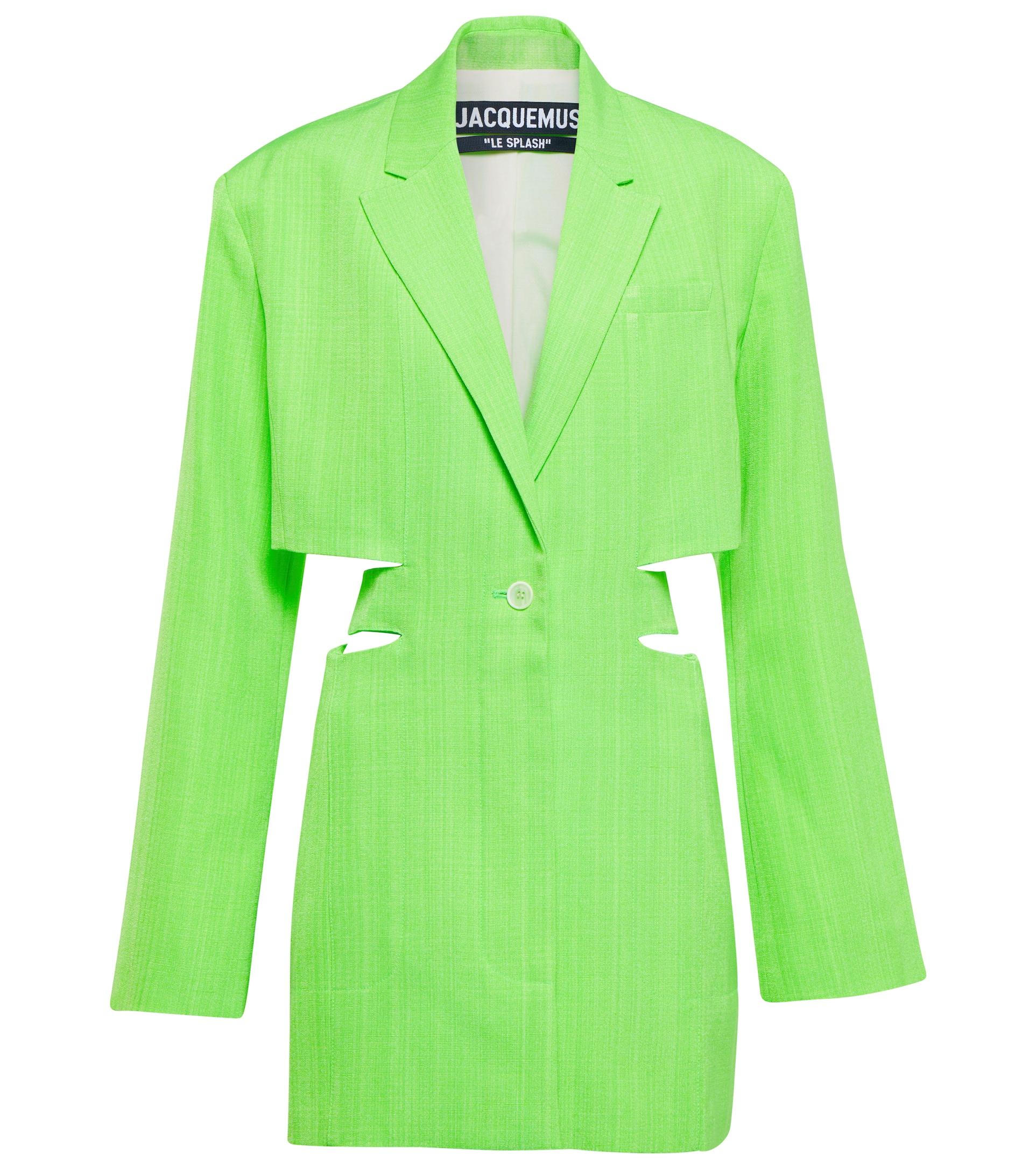 Jacquemus La Robe Bari Cutout Blazer Minidress in Green | Lyst