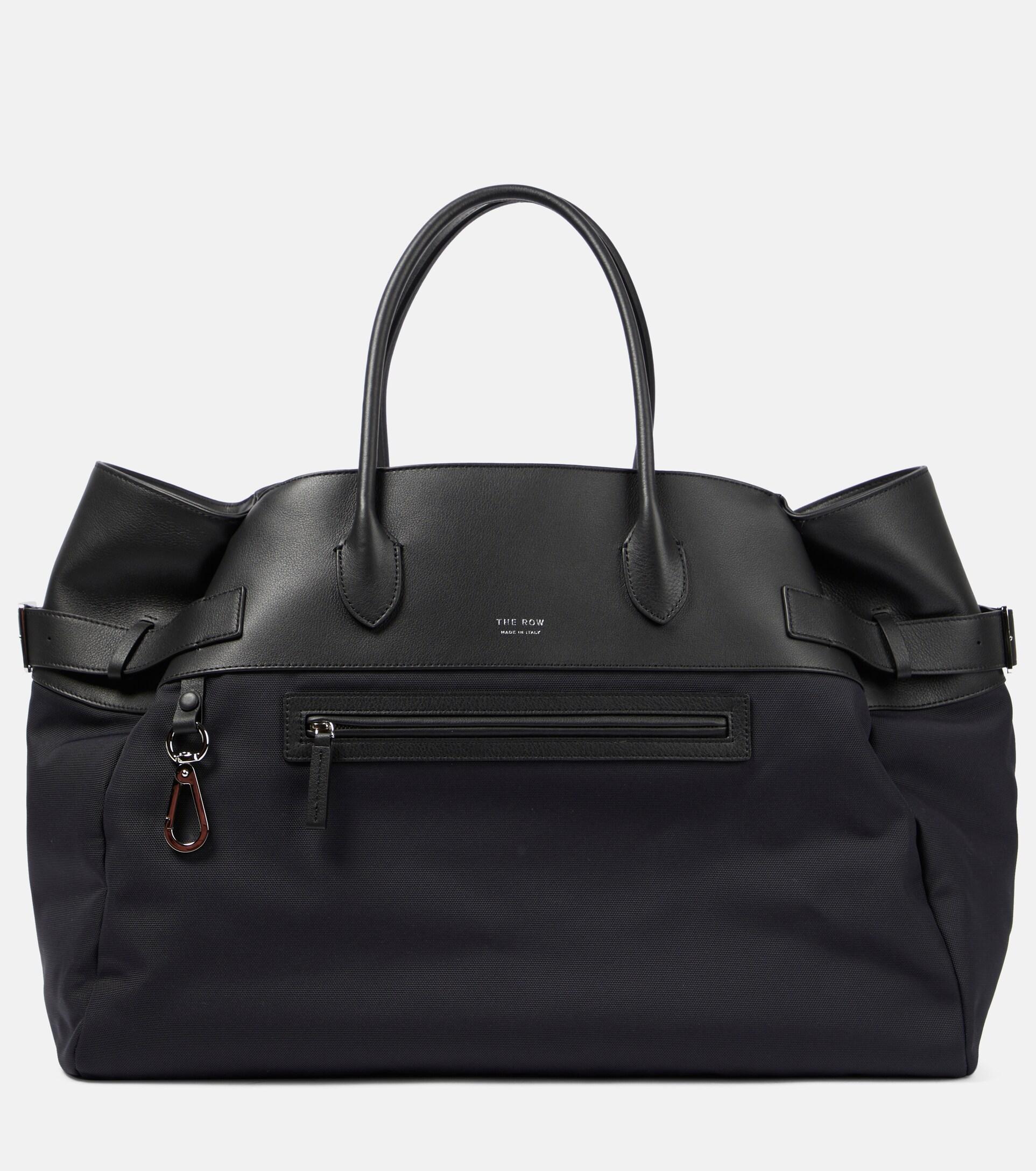 The Row Margaux 17 Inside Out Canvas Tote in Black | Lyst