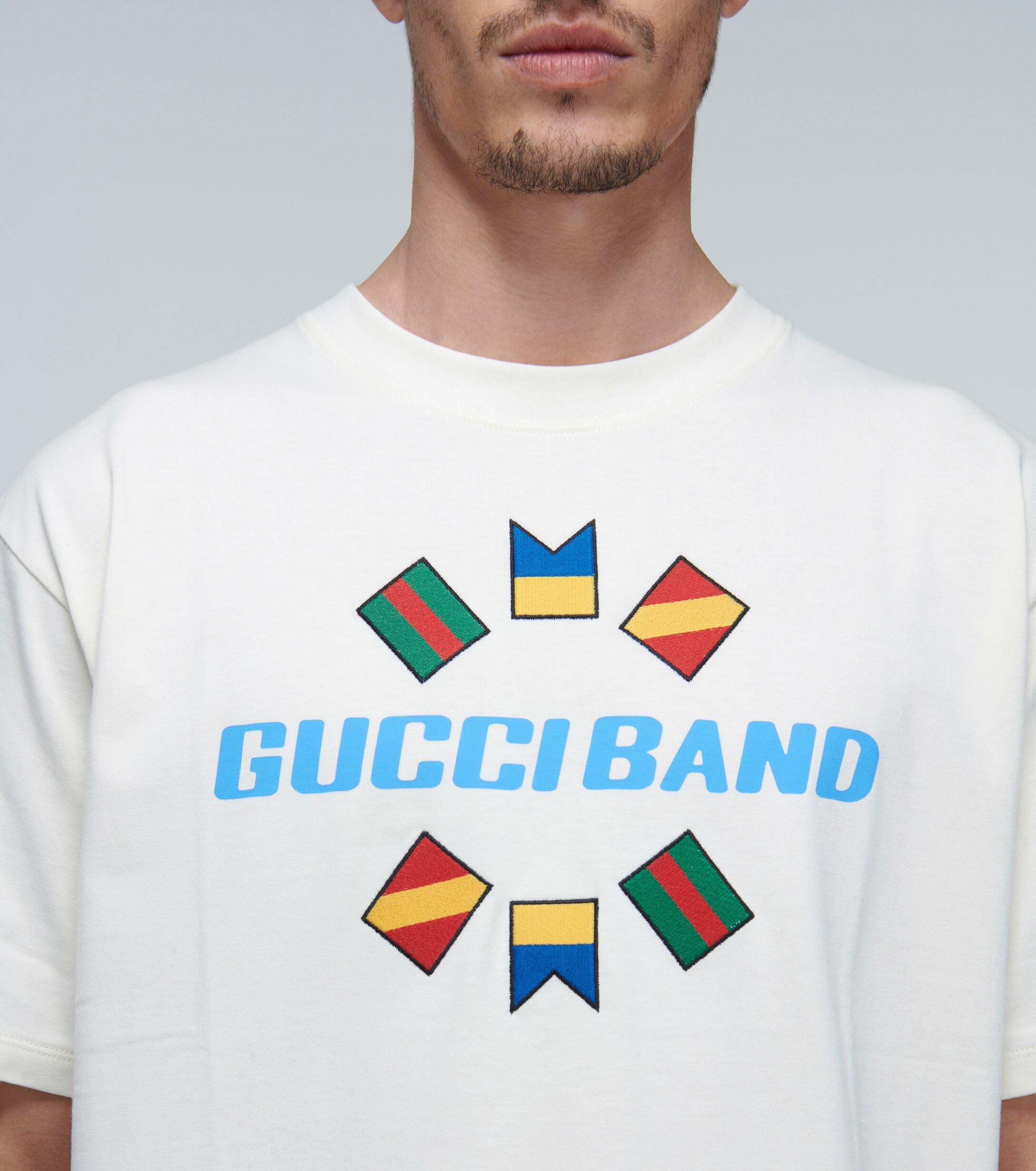 Camiseta Band oversized Gucci de hombre de color Blanco | Lyst
