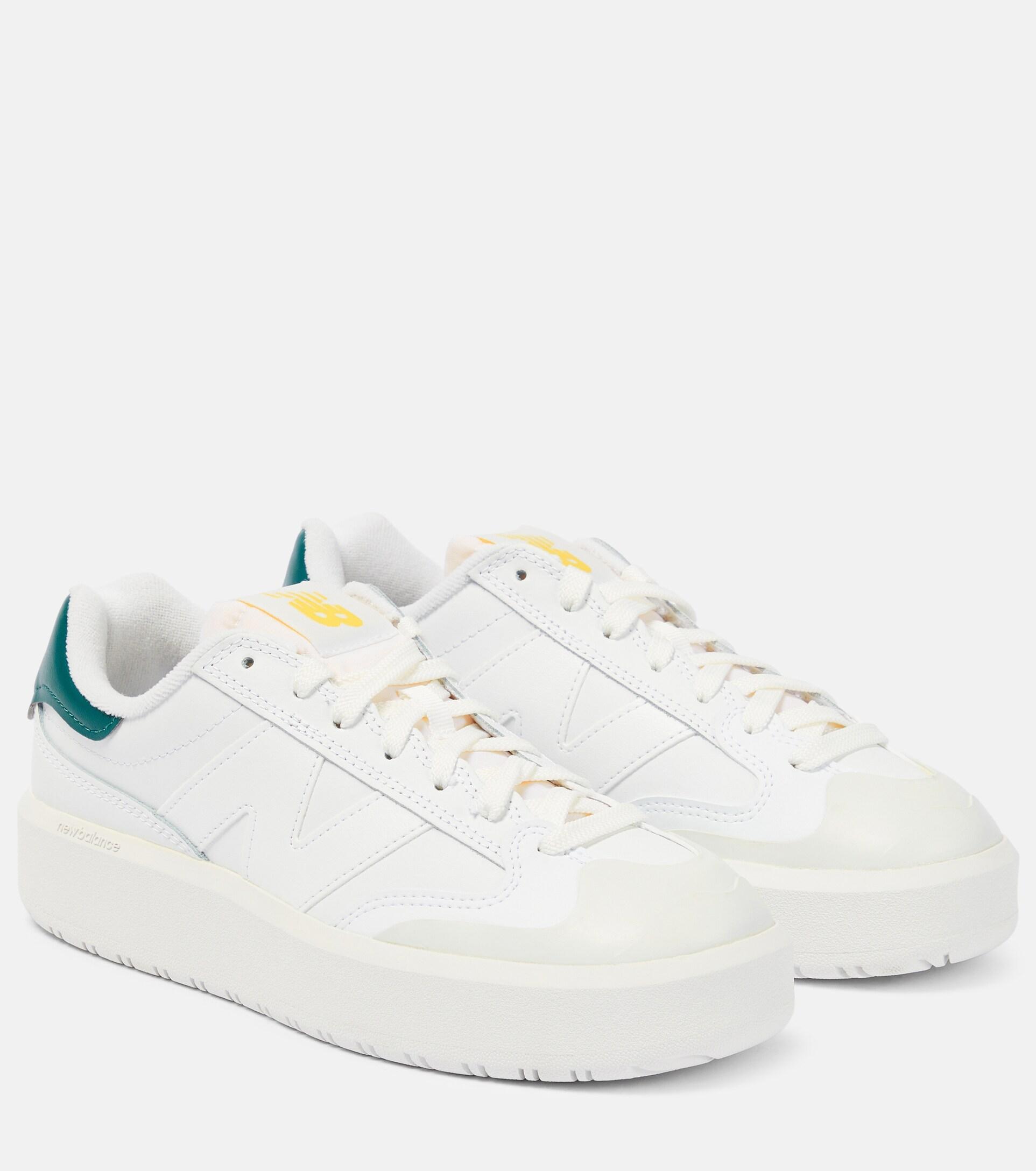 New Balance Ct302 Leather Sneakers in White | Lyst