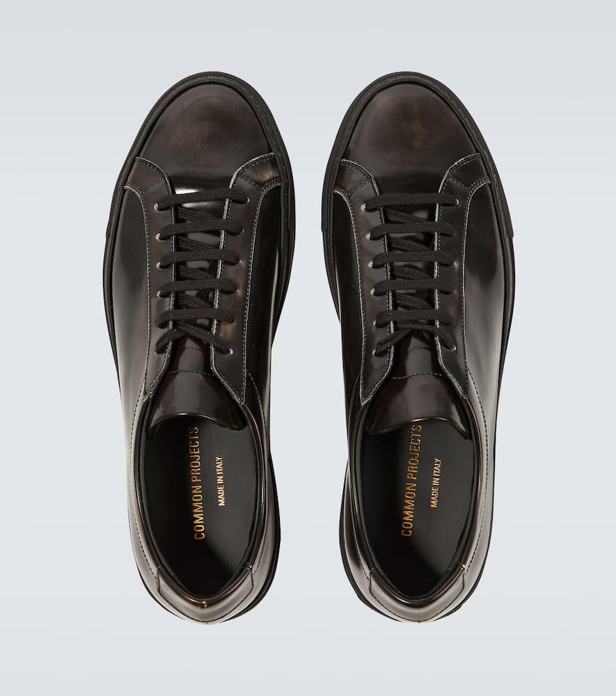【Common Projects】 Achilles Fadeレザースニーカー Common Projects Achilles Fade Patent Leather Sneakers in
