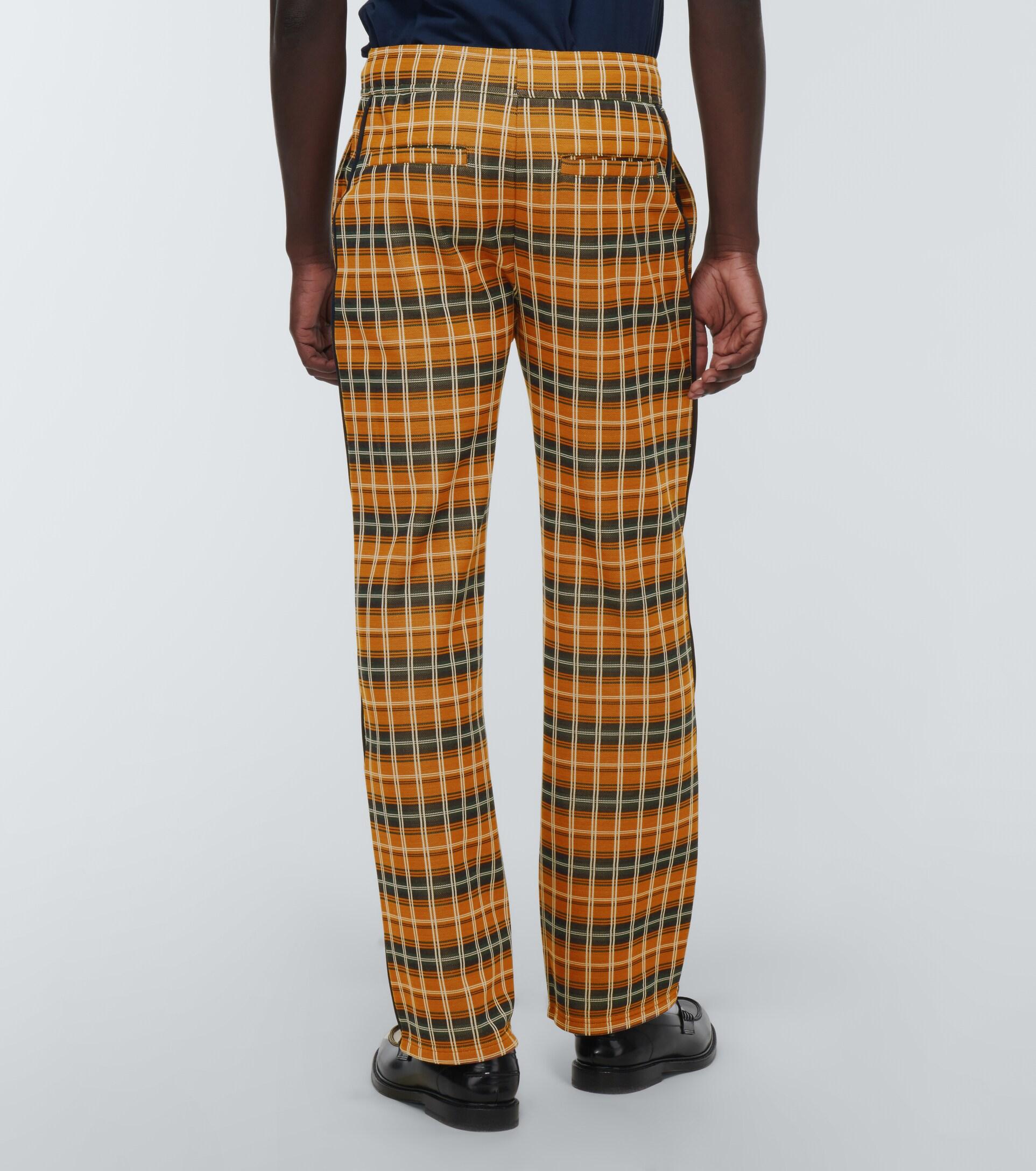 Wales Bonner Samuel Checked Track Pants for Men | Lyst