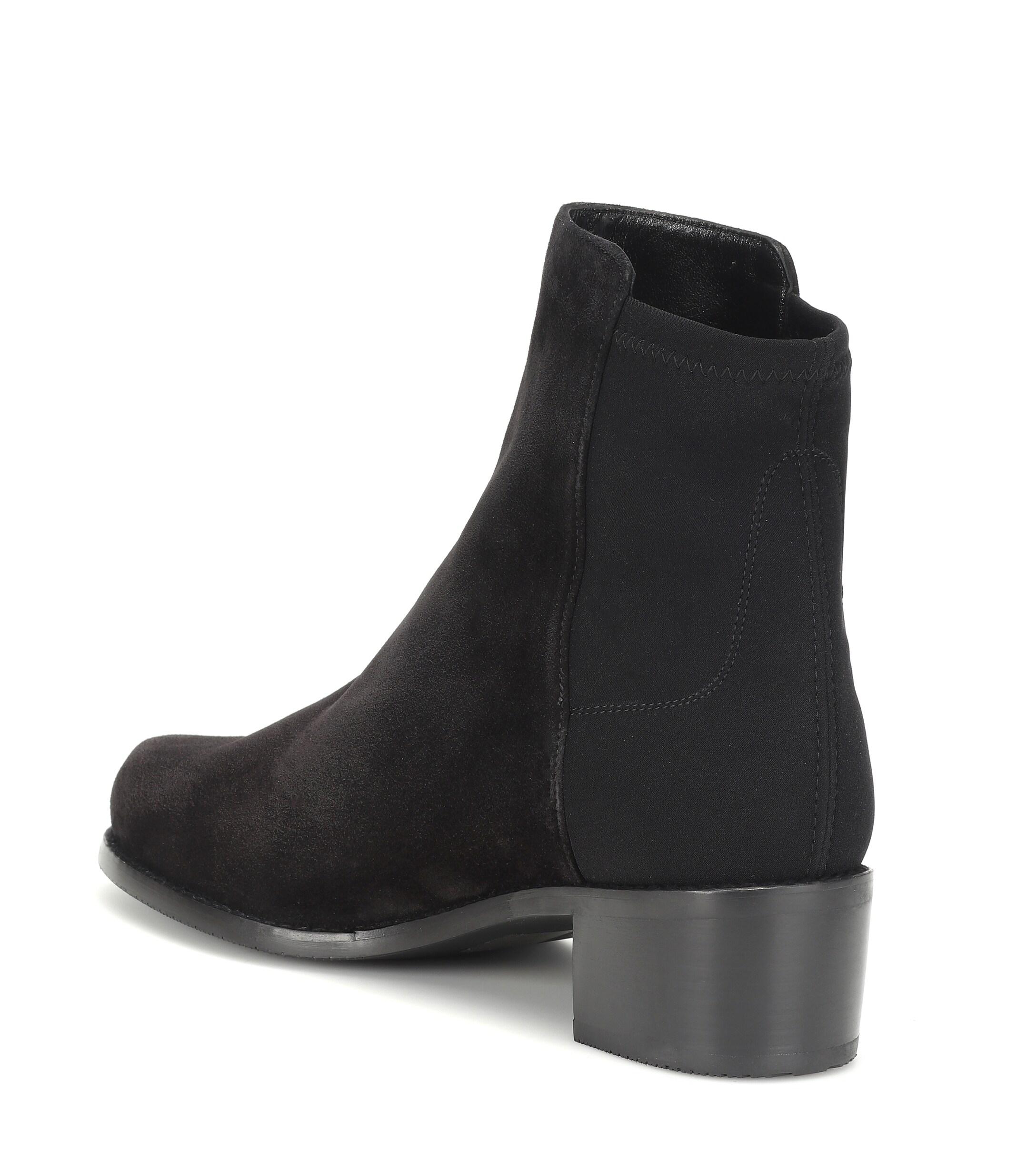 stuart weitzman easyon reserve leather ankle boots