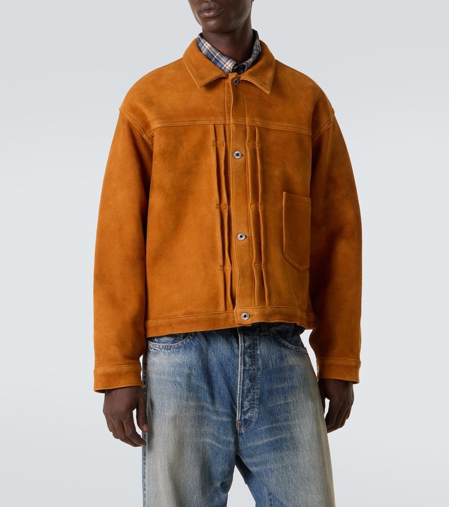 A.PRESSE Vintage No.213 Suede Jacket in Brown for Men | Lyst