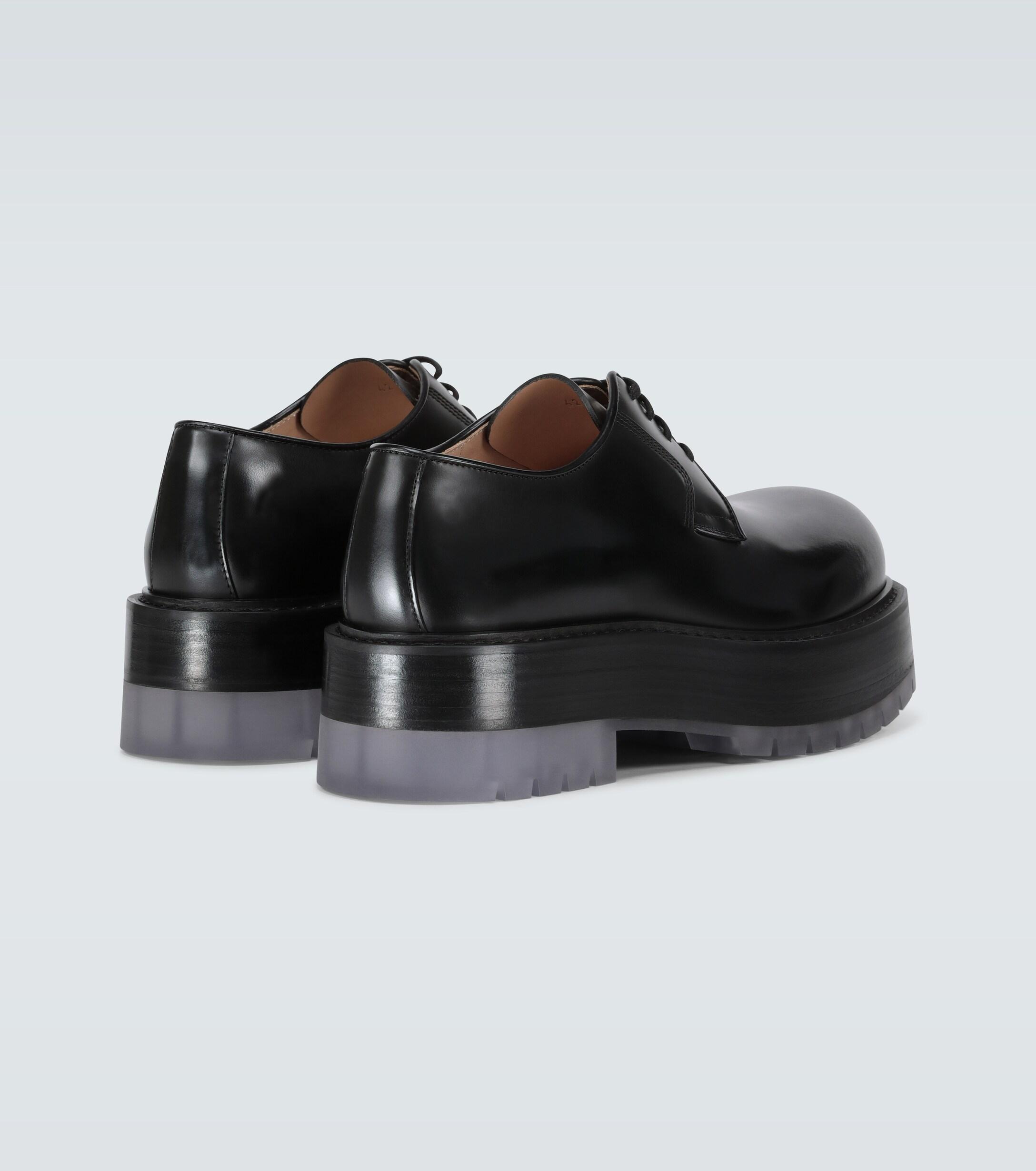 Bottega Veneta Derby Shoes With Platform Soles in Black for Men - Lyst