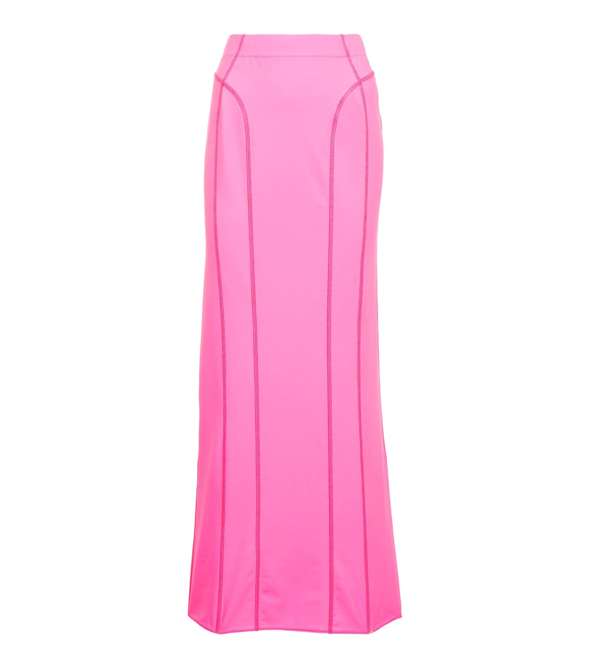 Falda midi La Jupe Helado Longue de Jacquemus de color Rosa Mujer Ropa de Faldas de Faldas midi 