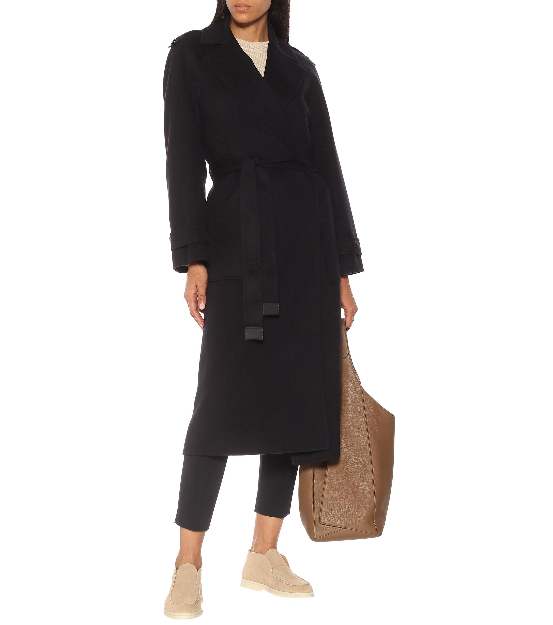 Loro Piana Kaelan Cashmere Coat in Black - Lyst