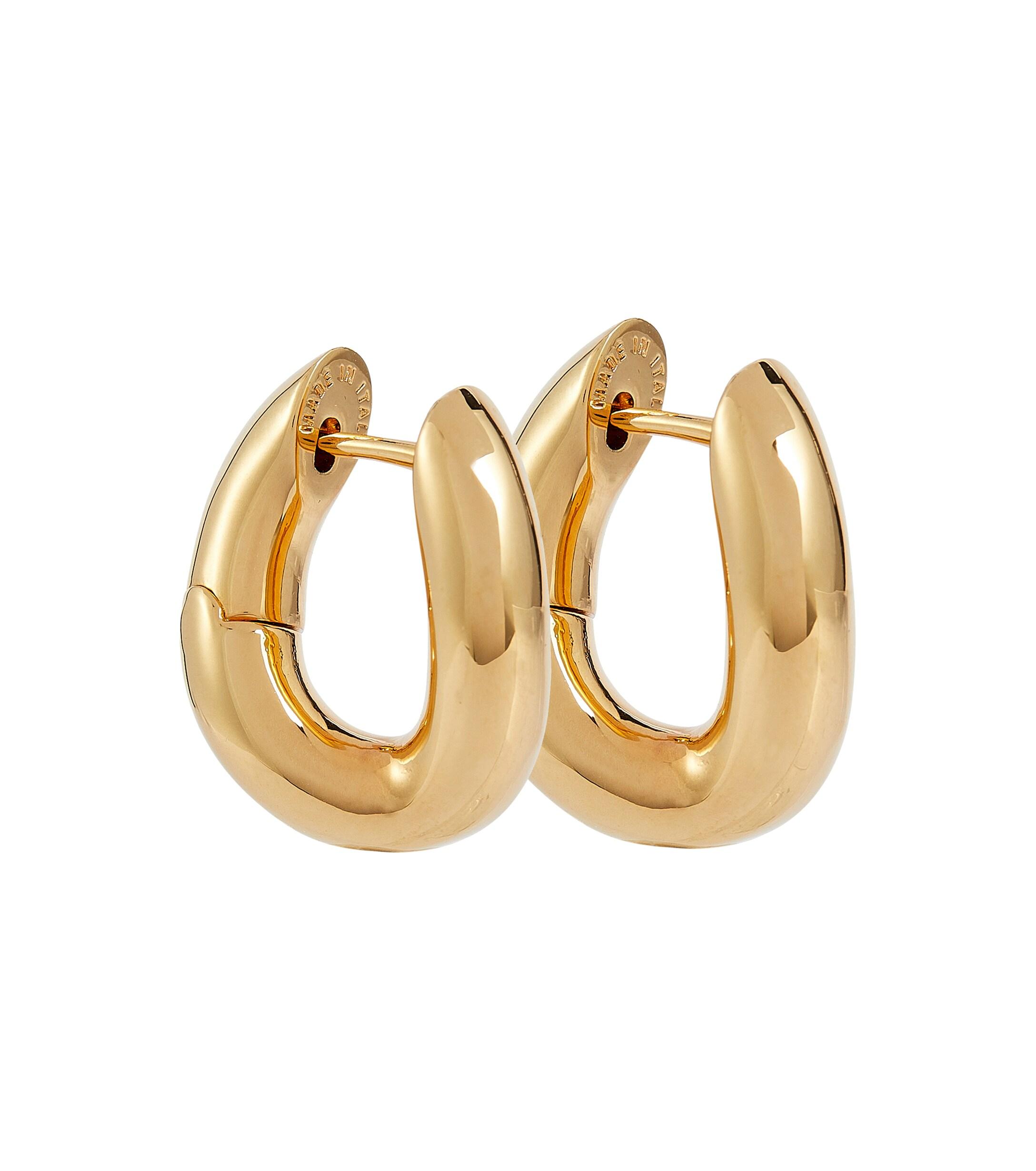 Balenciaga Ohrringe Loop XXS in Mettallic - Sparen Sie 16% | Lyst DE