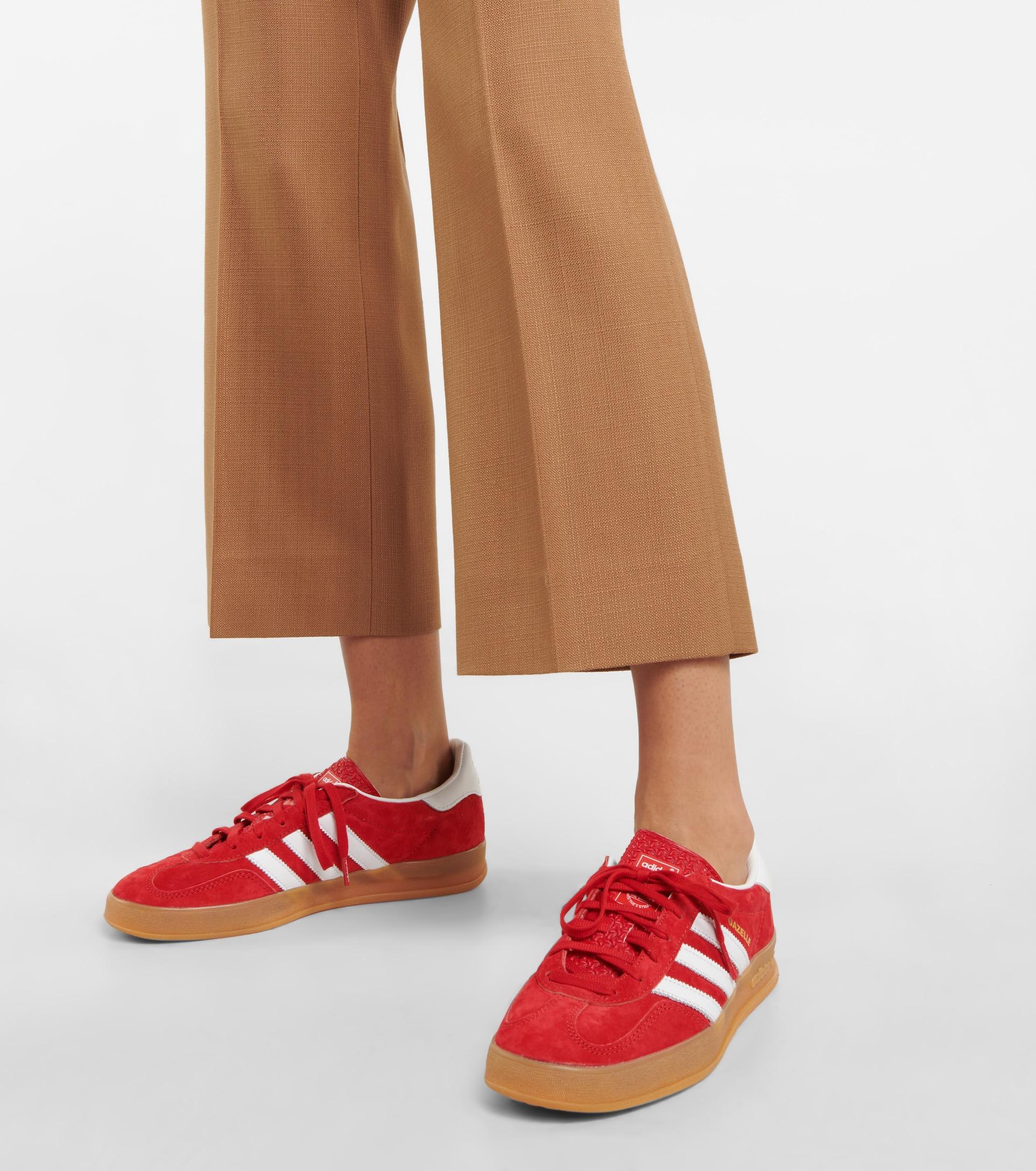 Ekstraordinær omfavne Dyrke motion adidas Gazelle Indoor Suede Sneakers in Red | Lyst