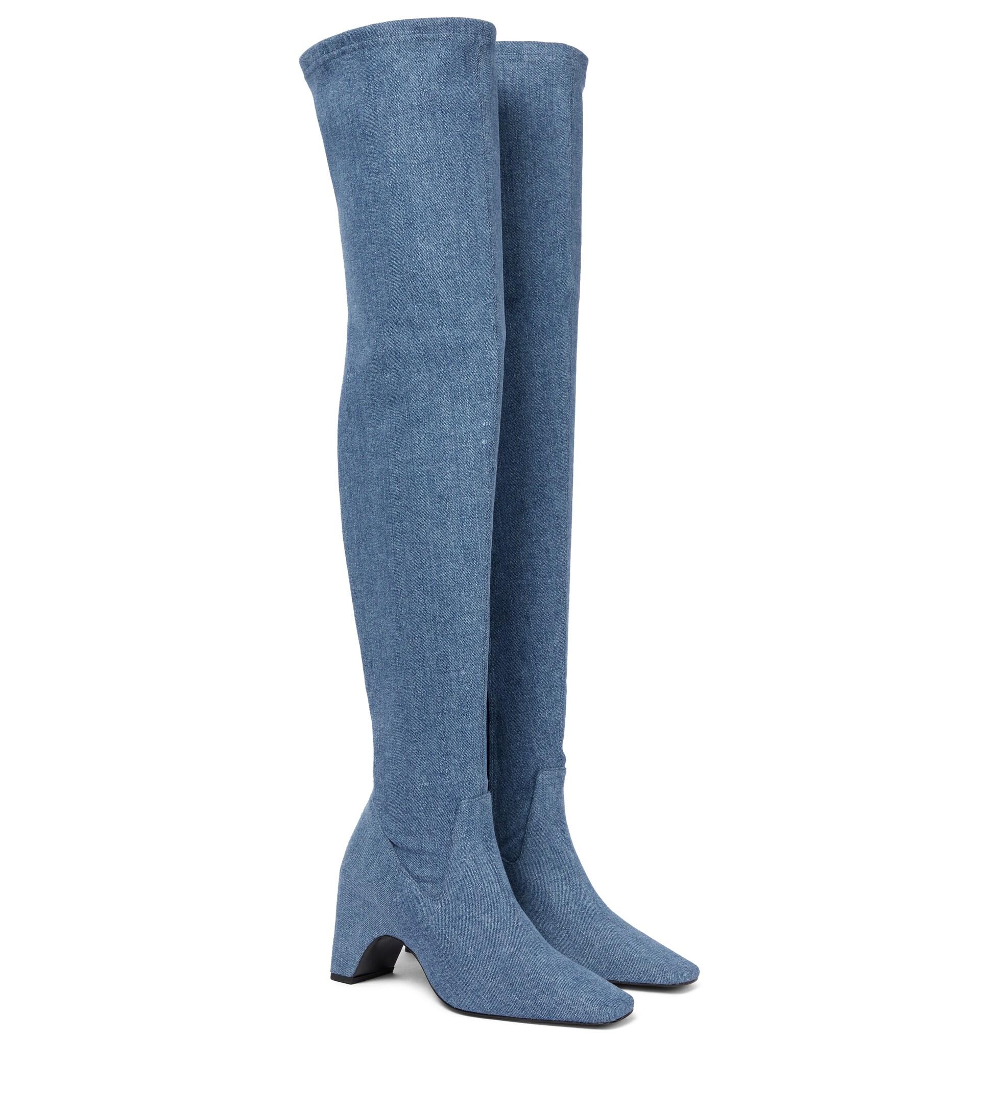 Coperni Denim Over-the-knee Boots in 