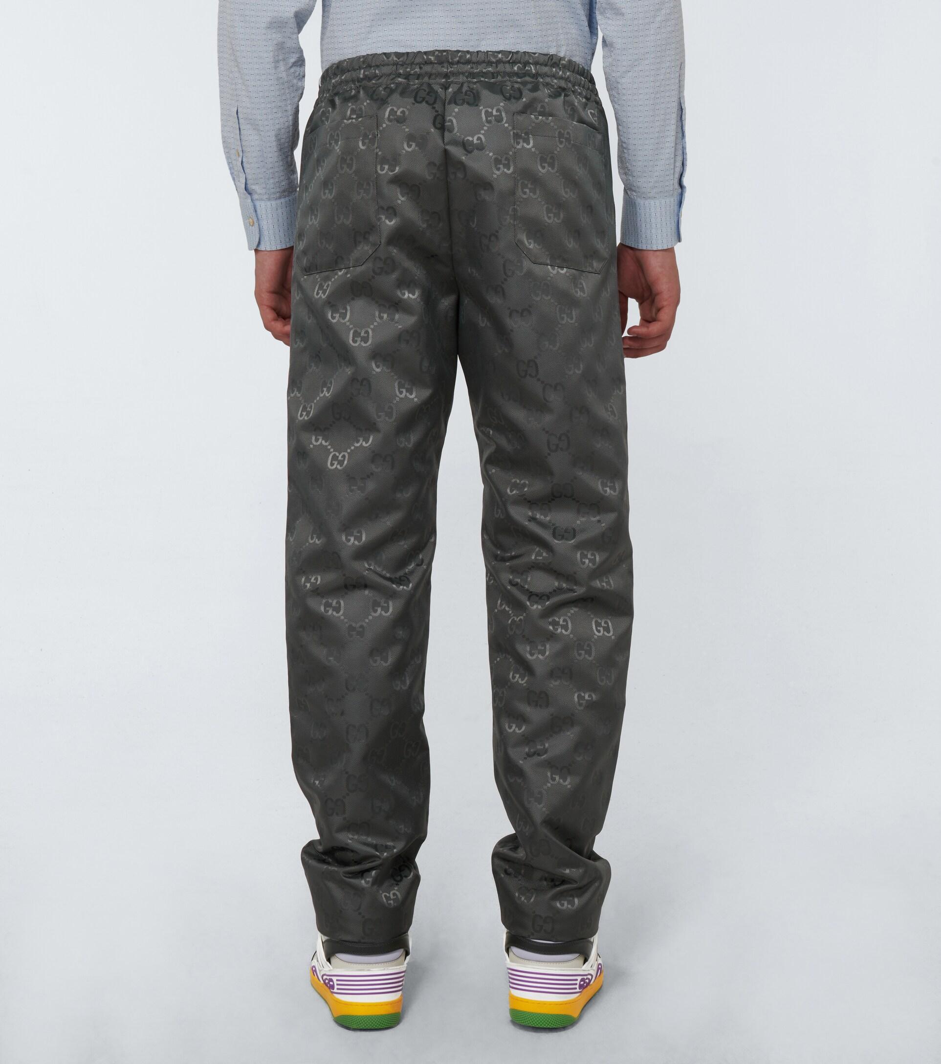 Gucci Off The Grid Drawstring Pants in Gray for Men | Lyst