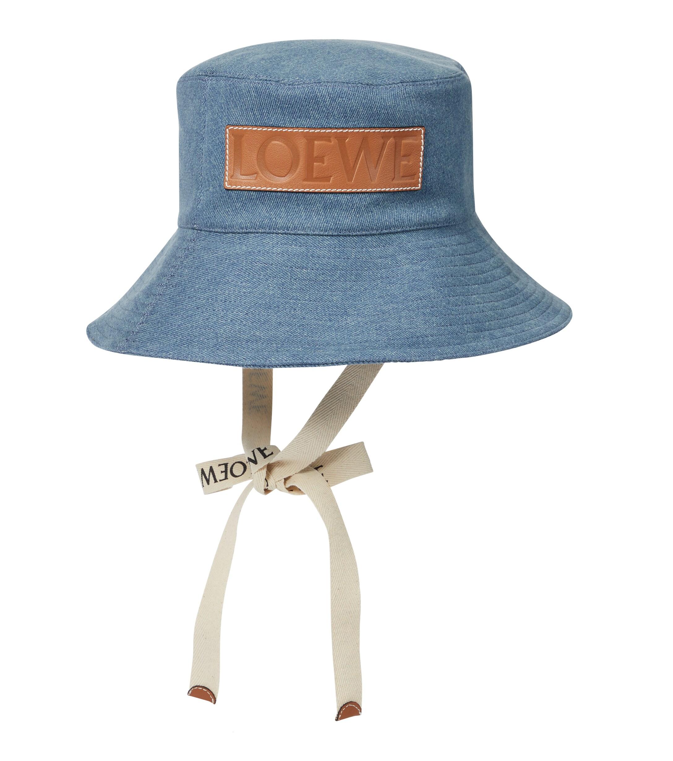 Loewe Paula's Ibiza Denim Bucket Hat in Blue | Lyst