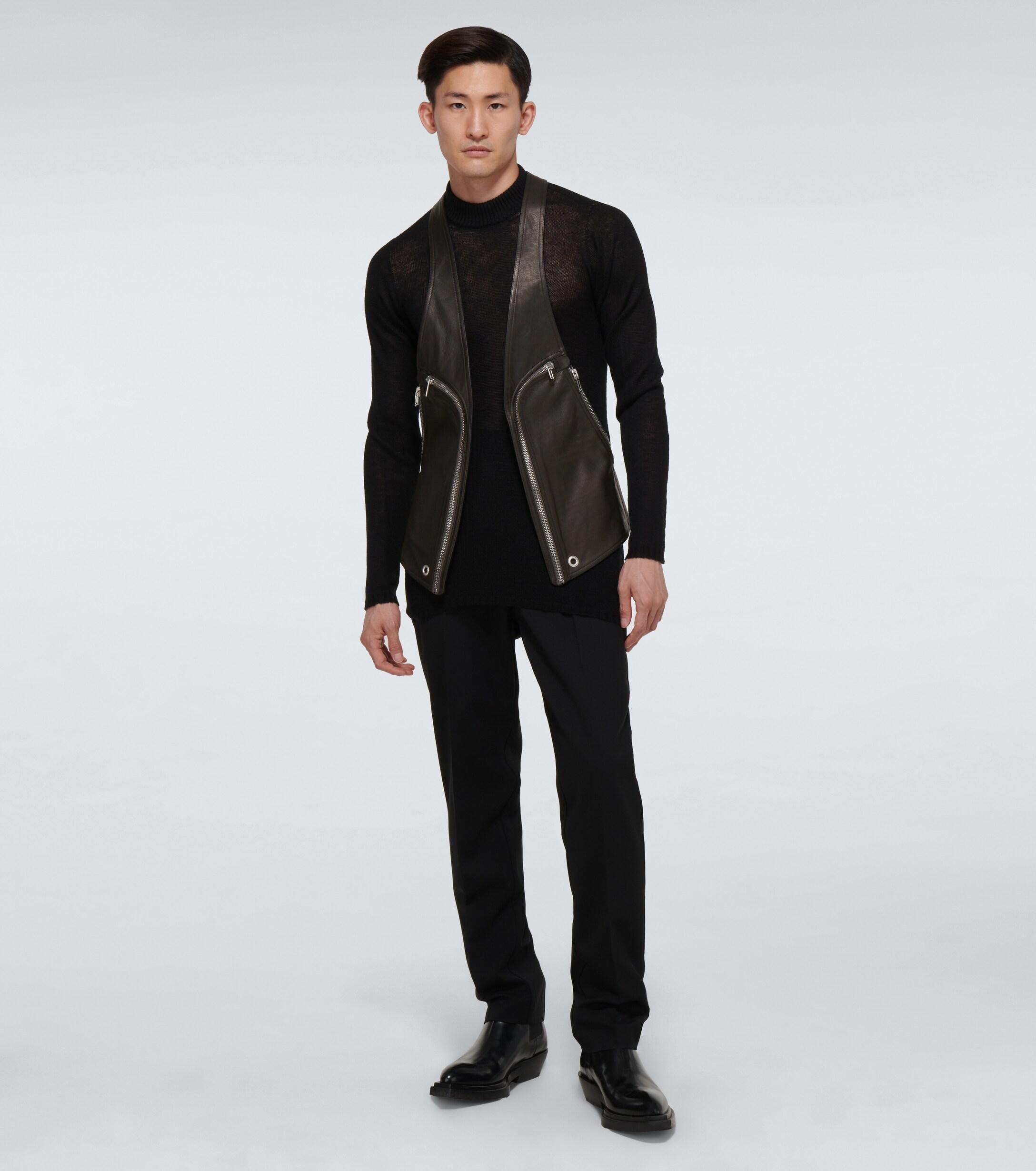 Rick Owens Bauhaus Harness Vest in Black for Men | Lyst Australia