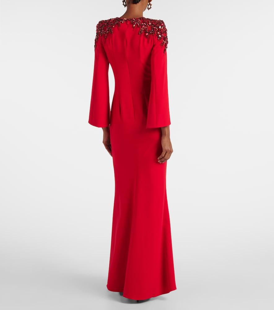 jenny packham red dress Jenny Packham sequin-embellished Chrissy Dress | Red