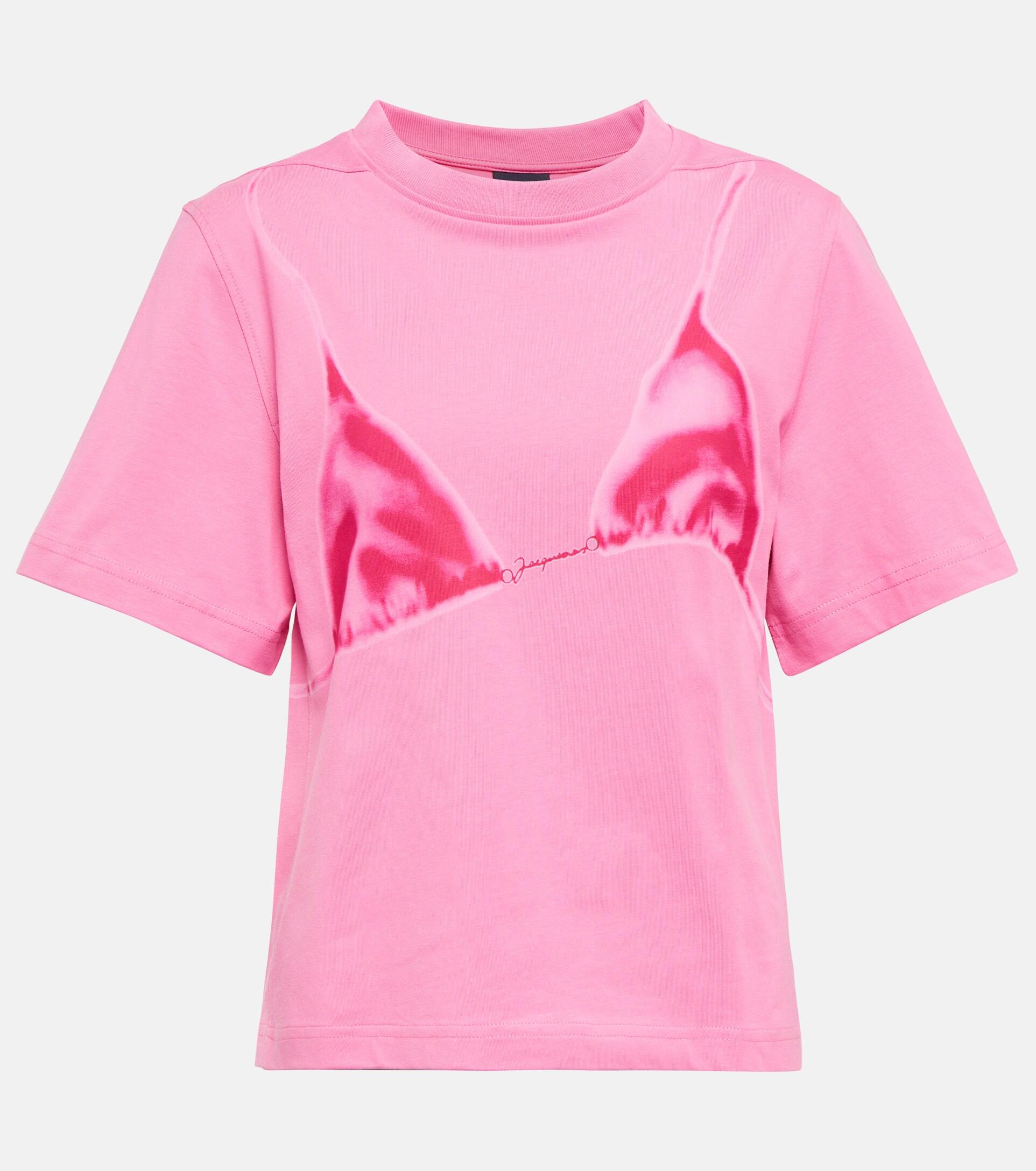 jacquemus pink t shirt