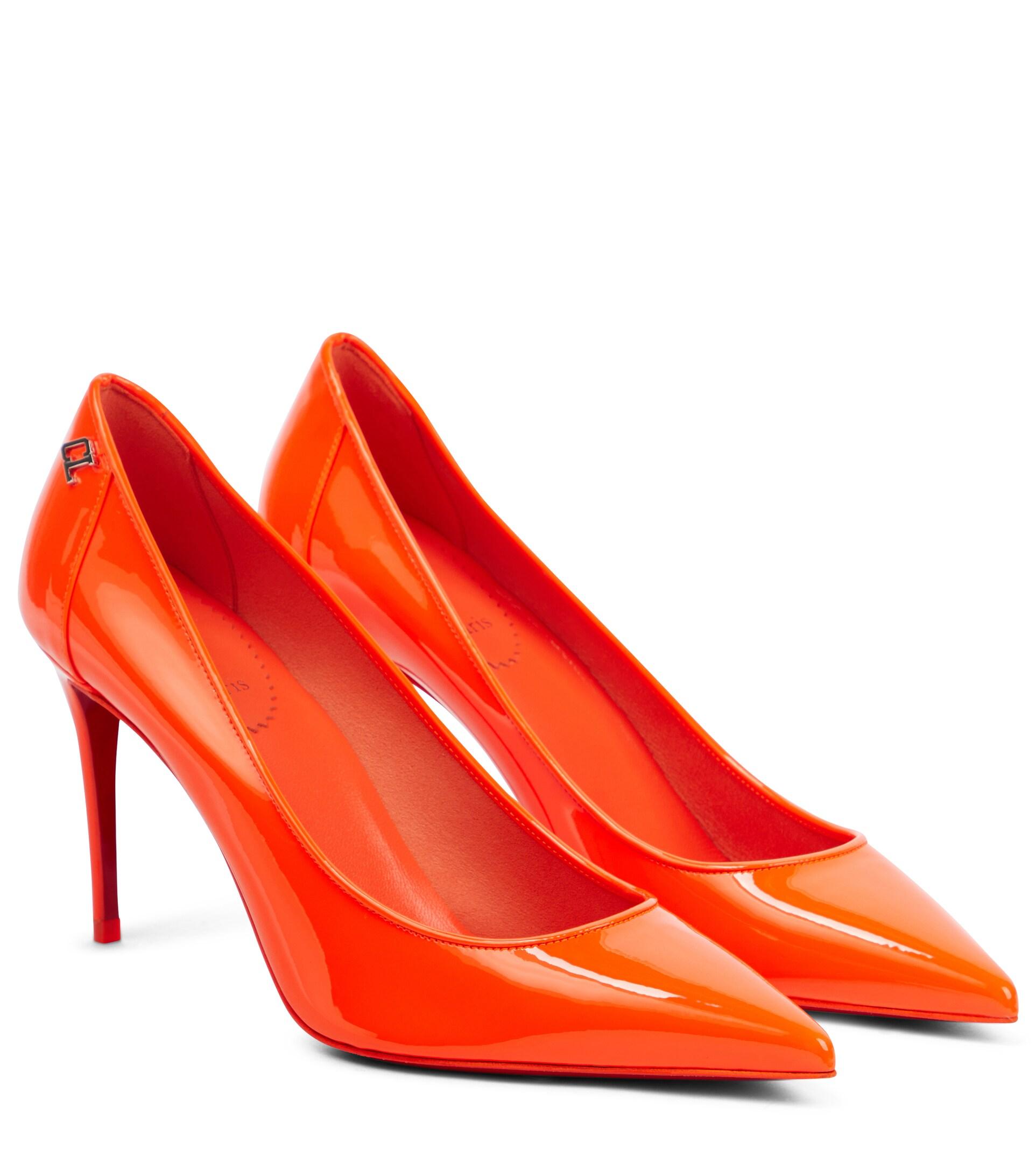 Christian Louboutin Sporty Kate 85 Patent Leather Pumps in Red | Lyst