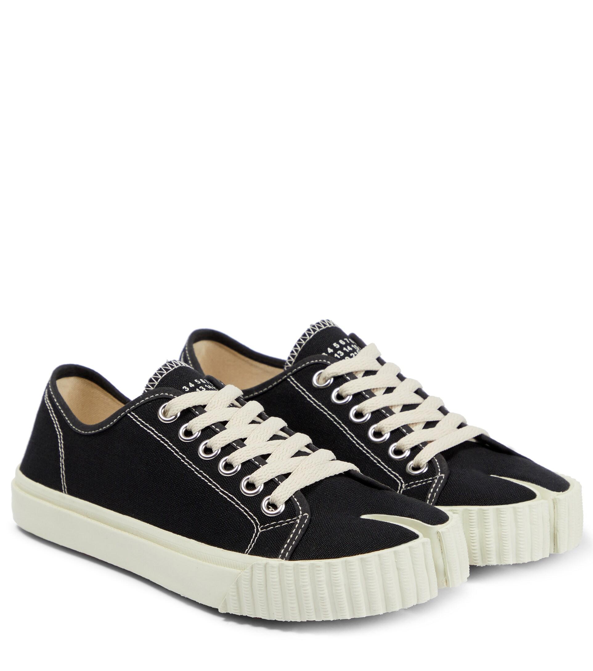 margiela canvas tabi