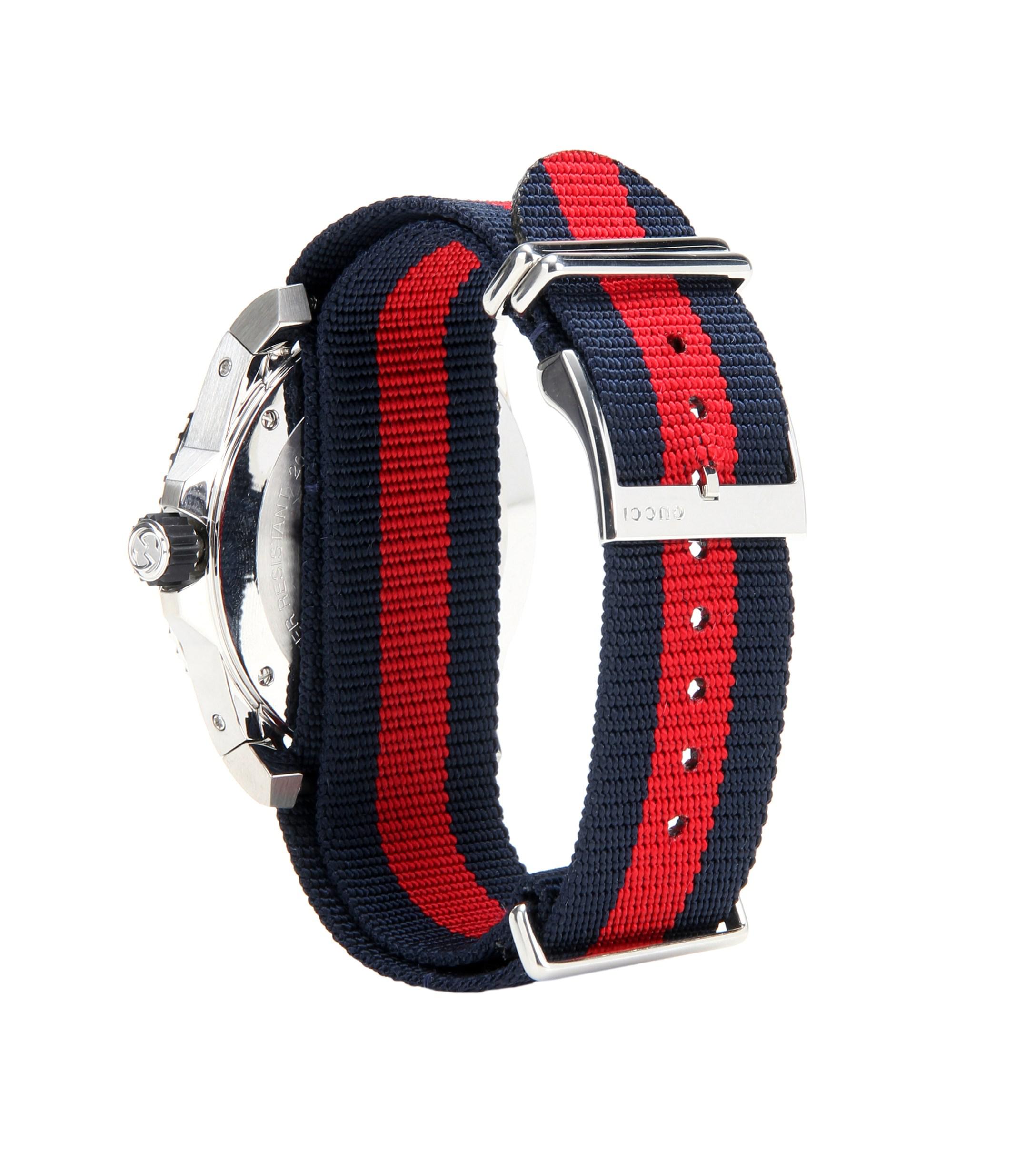 Gucci Dive Xl 45mm Watch in Blue Lyst