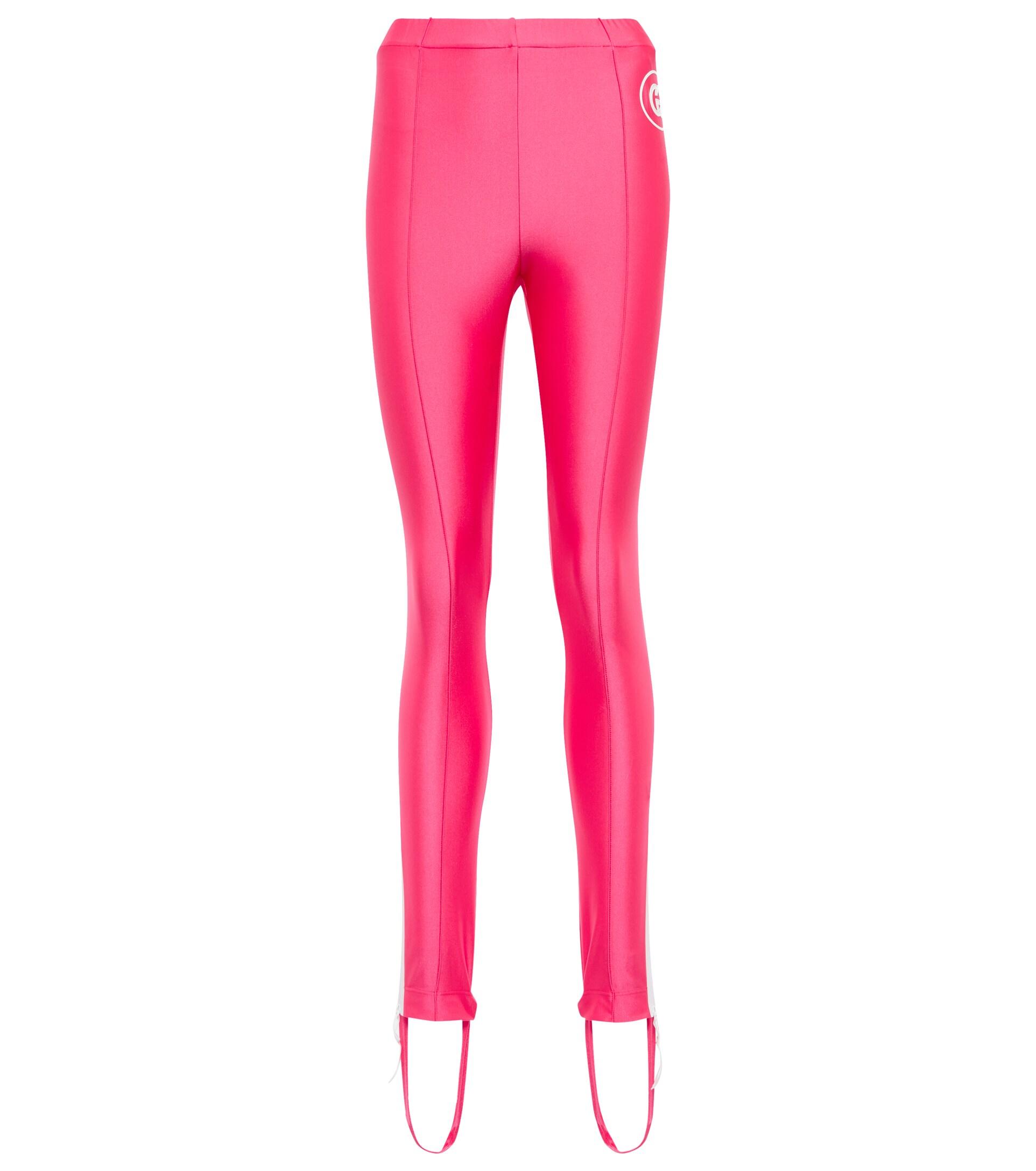 Gucci Interlocking G Stirrup leggings in Pink | Lyst