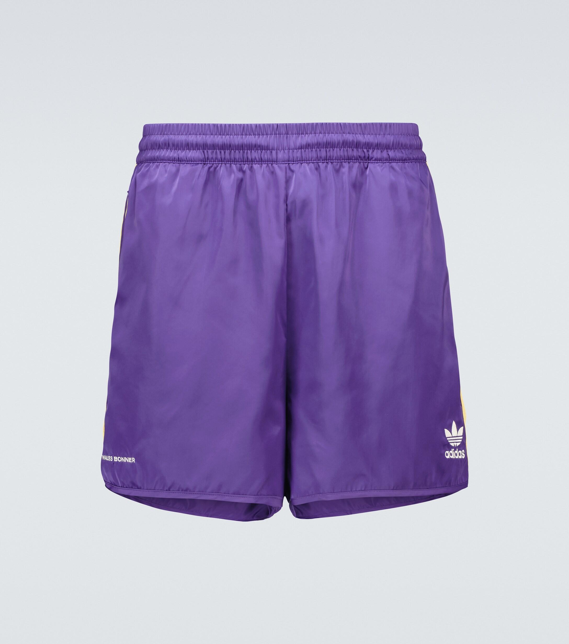 adidas X Wales Bonner '70s Shorts in Purple for Men | Lyst