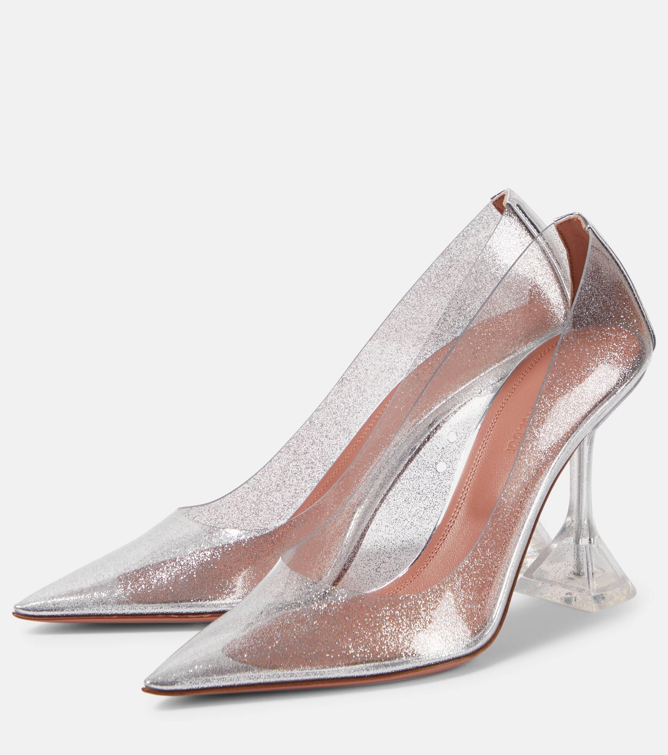 Pvc hotsell pumps heels